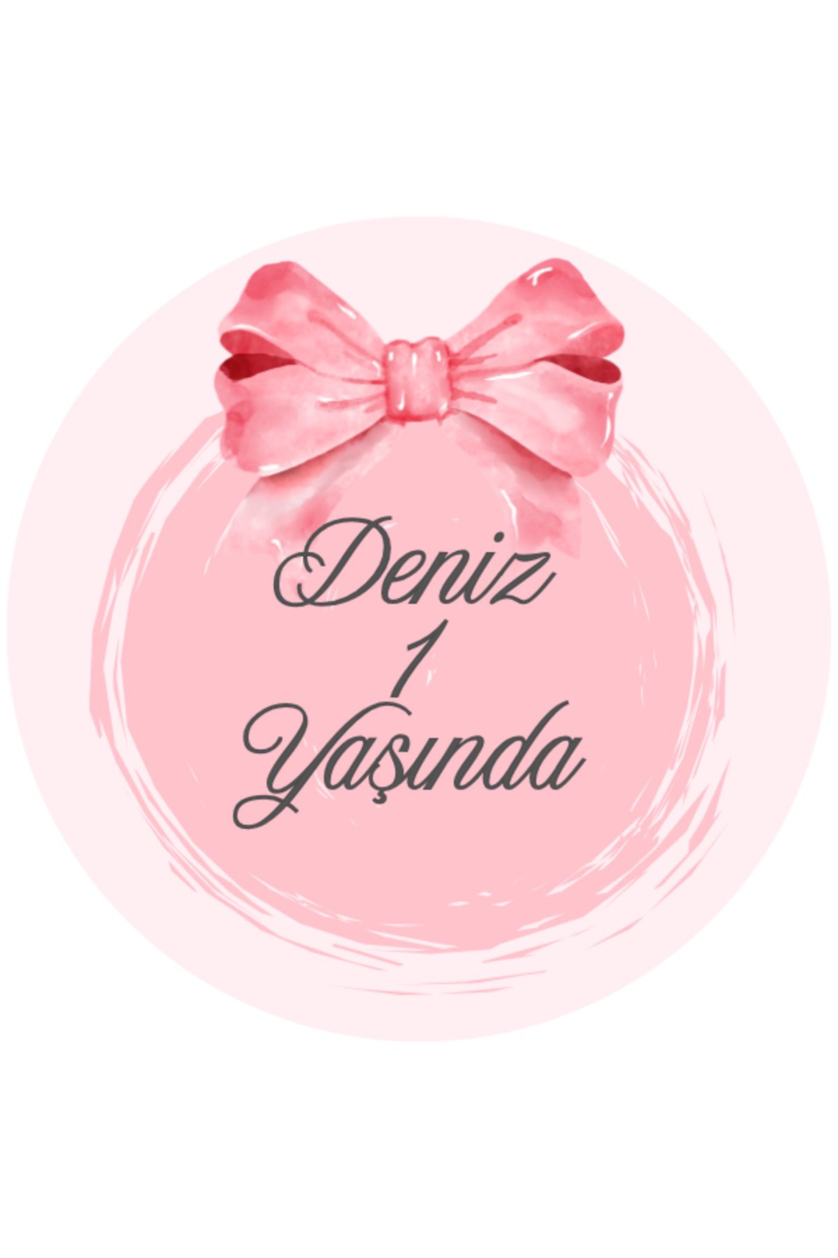 cutart Kişiye Özel Isimli Tarihli Bebek Doğum Mevlid Söz Nişan Kına Düğün Madlen 96 Adet 4cm Sticker