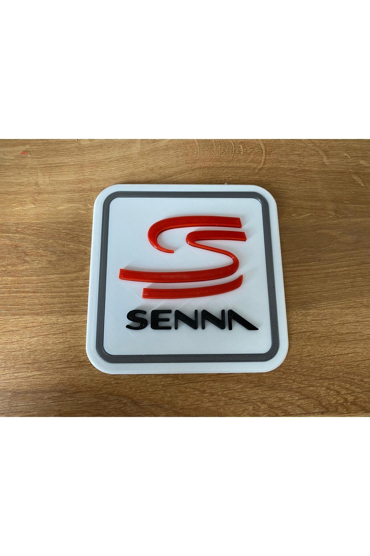 SerenityHaven Ayrton Senna Temalı Dekoratif Masa Üstü Standı