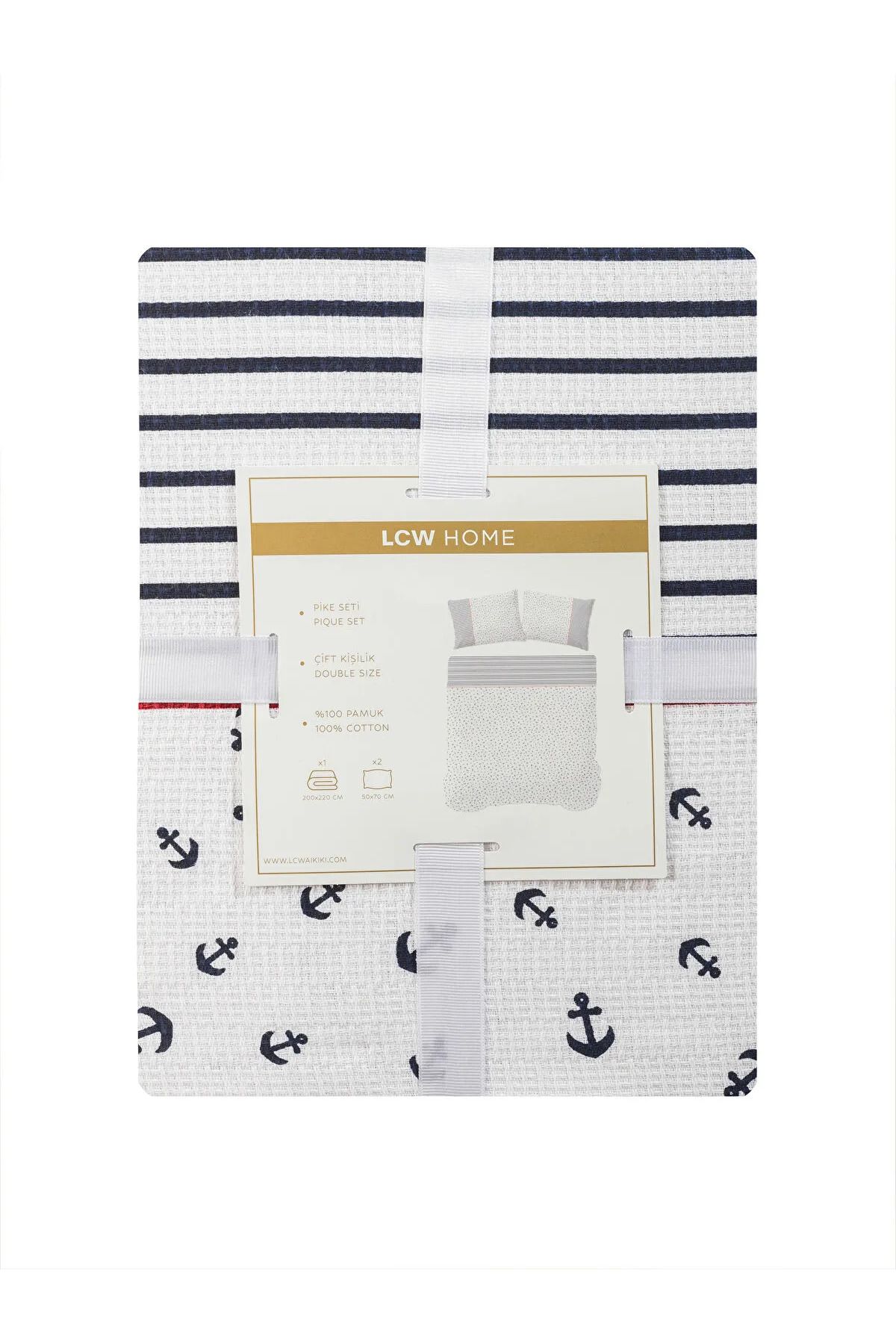 LC Waikiki-Anchor Patterned Double Pique Set 2
