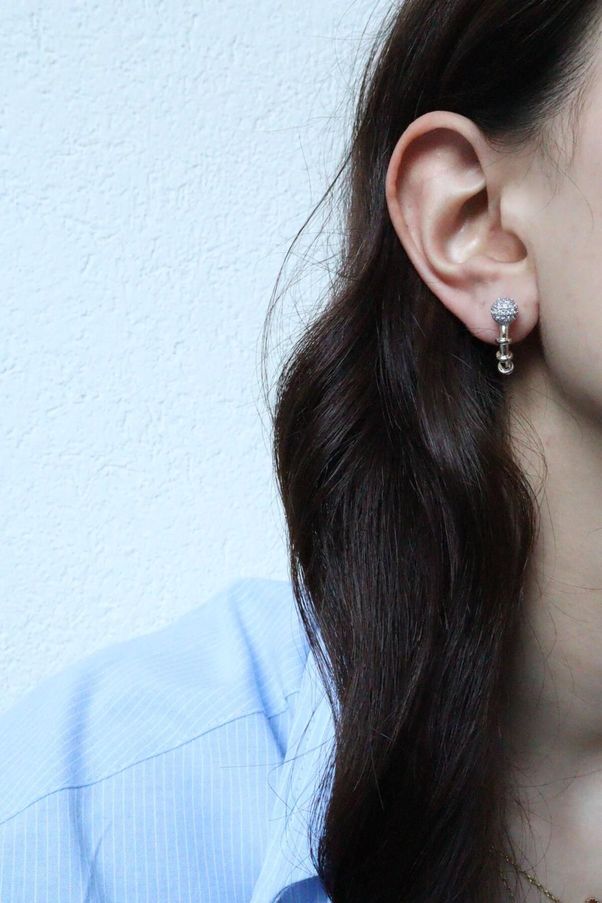 mercanjewelry Zirkon Taş Topçuk Detaylı 14K Özel Seri Halka Küpe