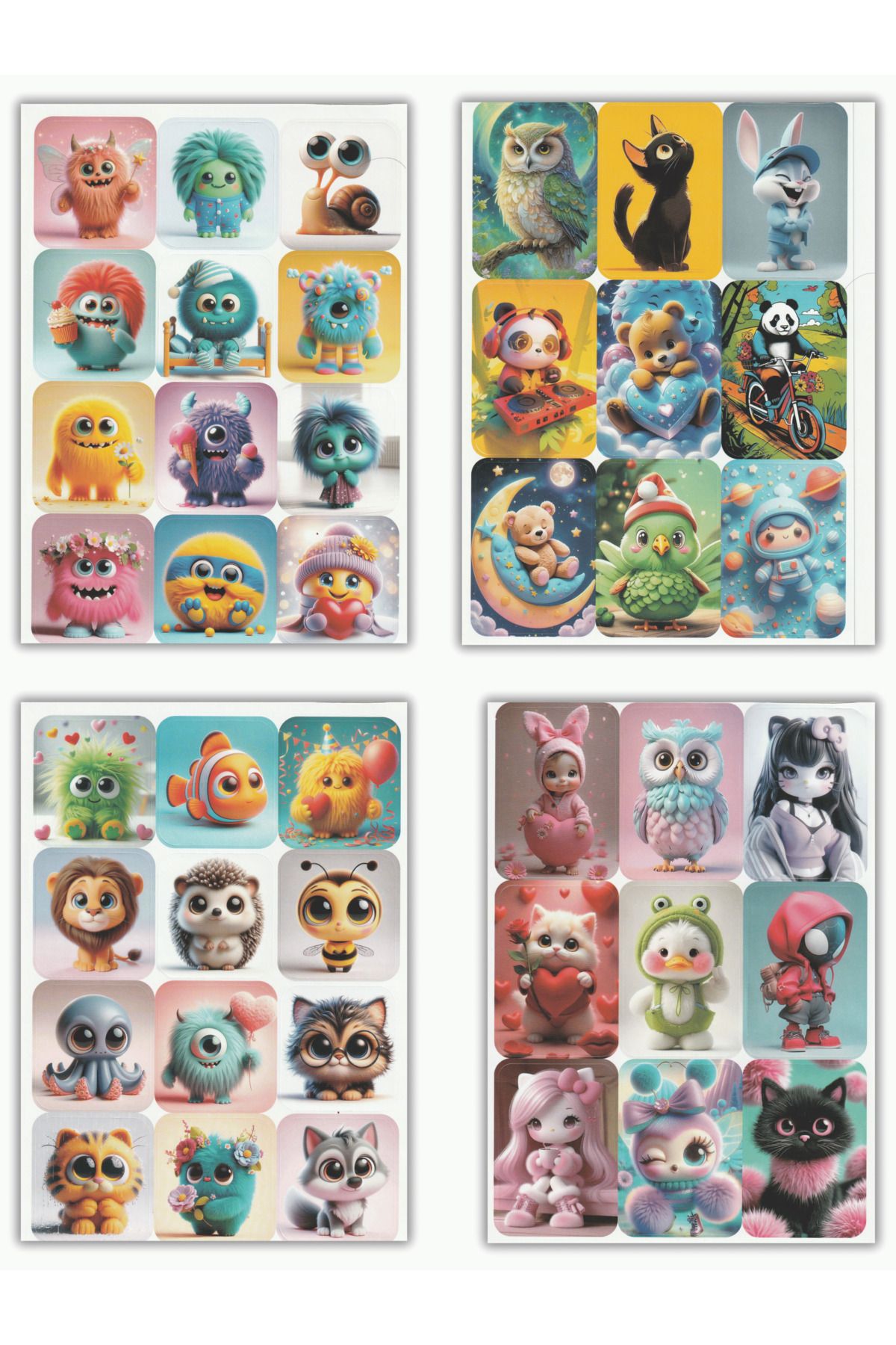 Mielibon-Sticker Notebook |   16 Pages 300+ Stickers 2