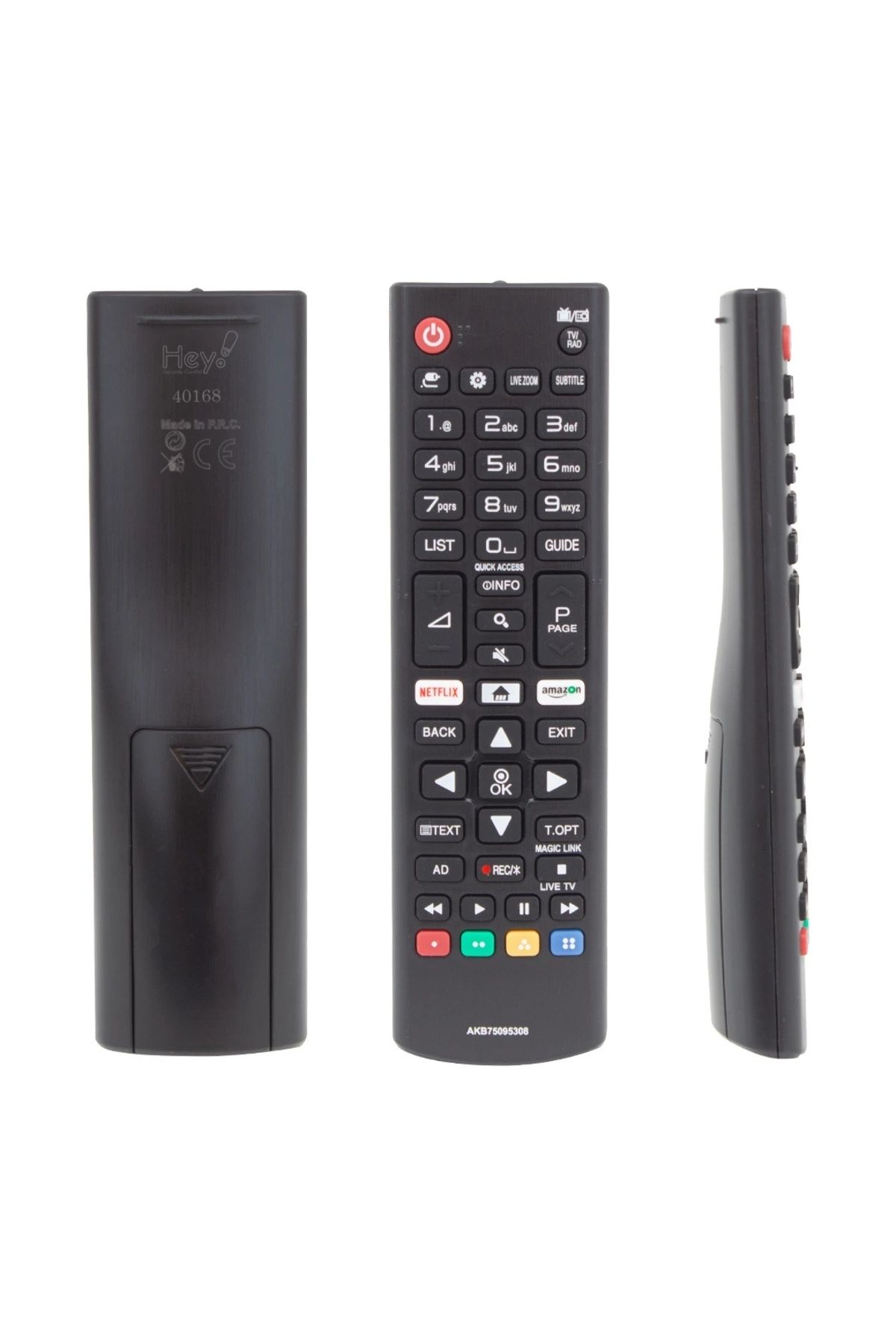 BIGBOYCL Lg Netflıx-Amazon Tuşlu Lcd Led Tv Kumanda (Akb75095308Cas65Bn708) (40168=16961)