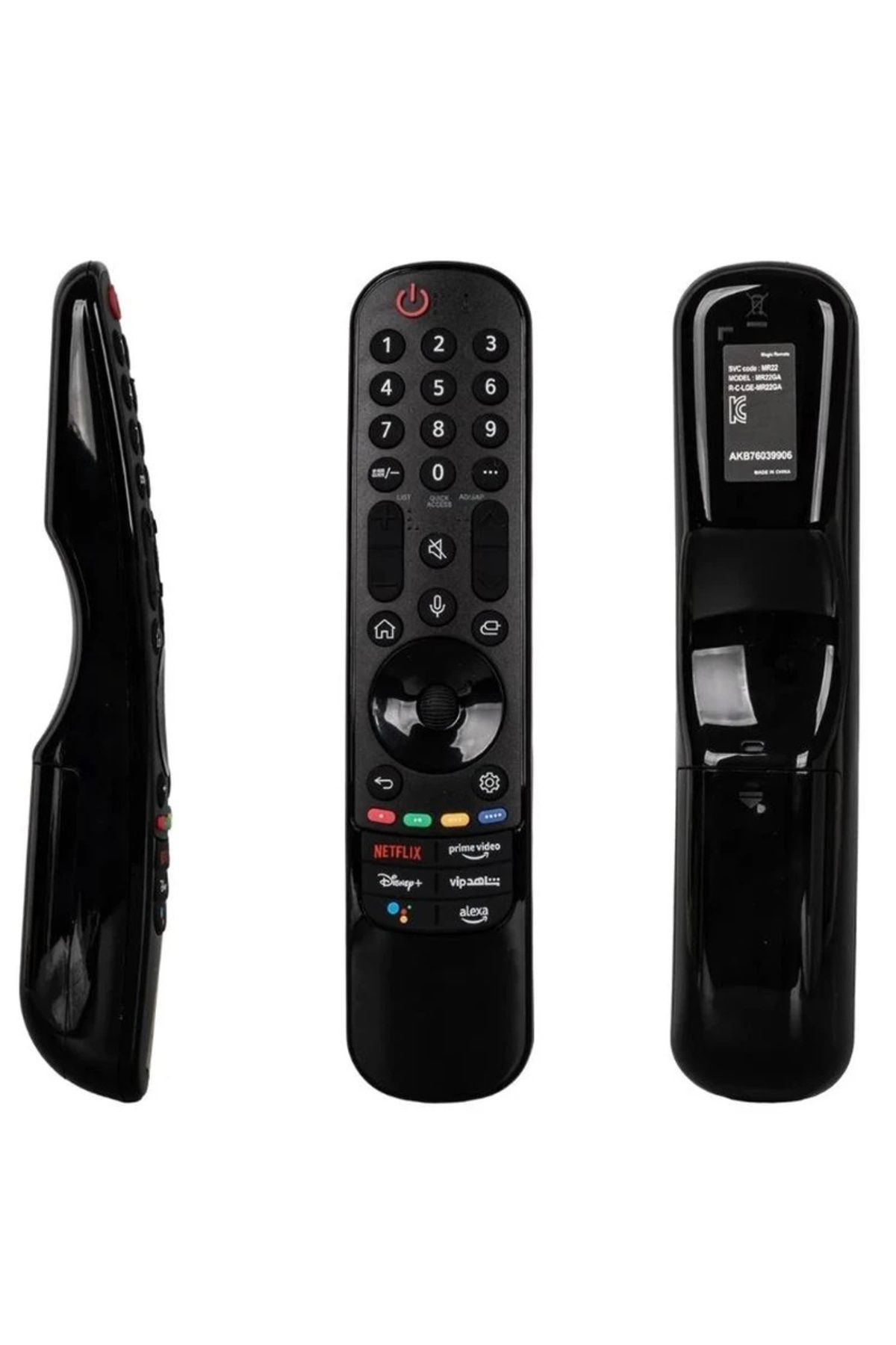 BIGBOYCL Ses Komutsuz Lg Akb76039906 Netflıx - Prıme Vıdeo - Shahıd Vıp - Alexa Tuşlu Lcd Led Tv Kumanda