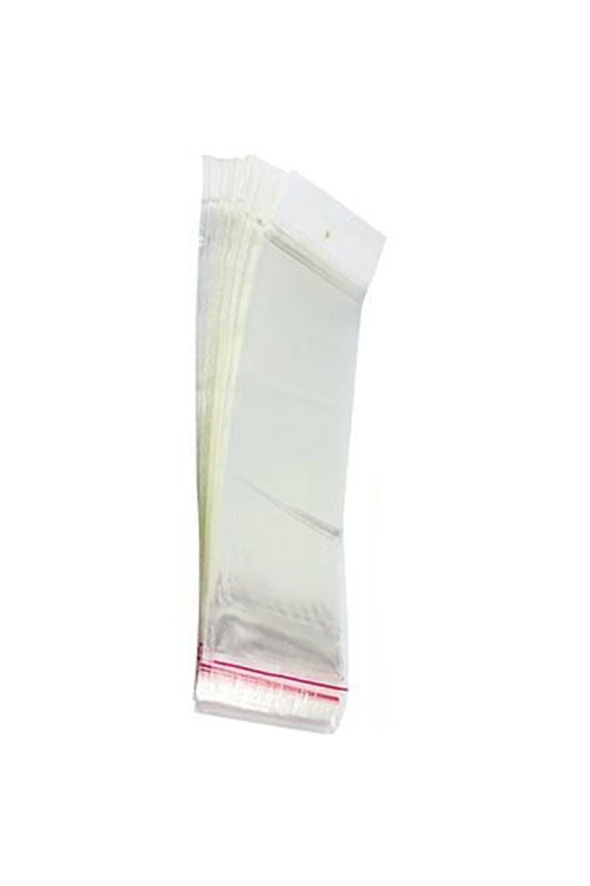 BIGBOYCL Kumanda Poşeti Askılı Şeffaf (100 Adet) 25 Cm X 8 Cm