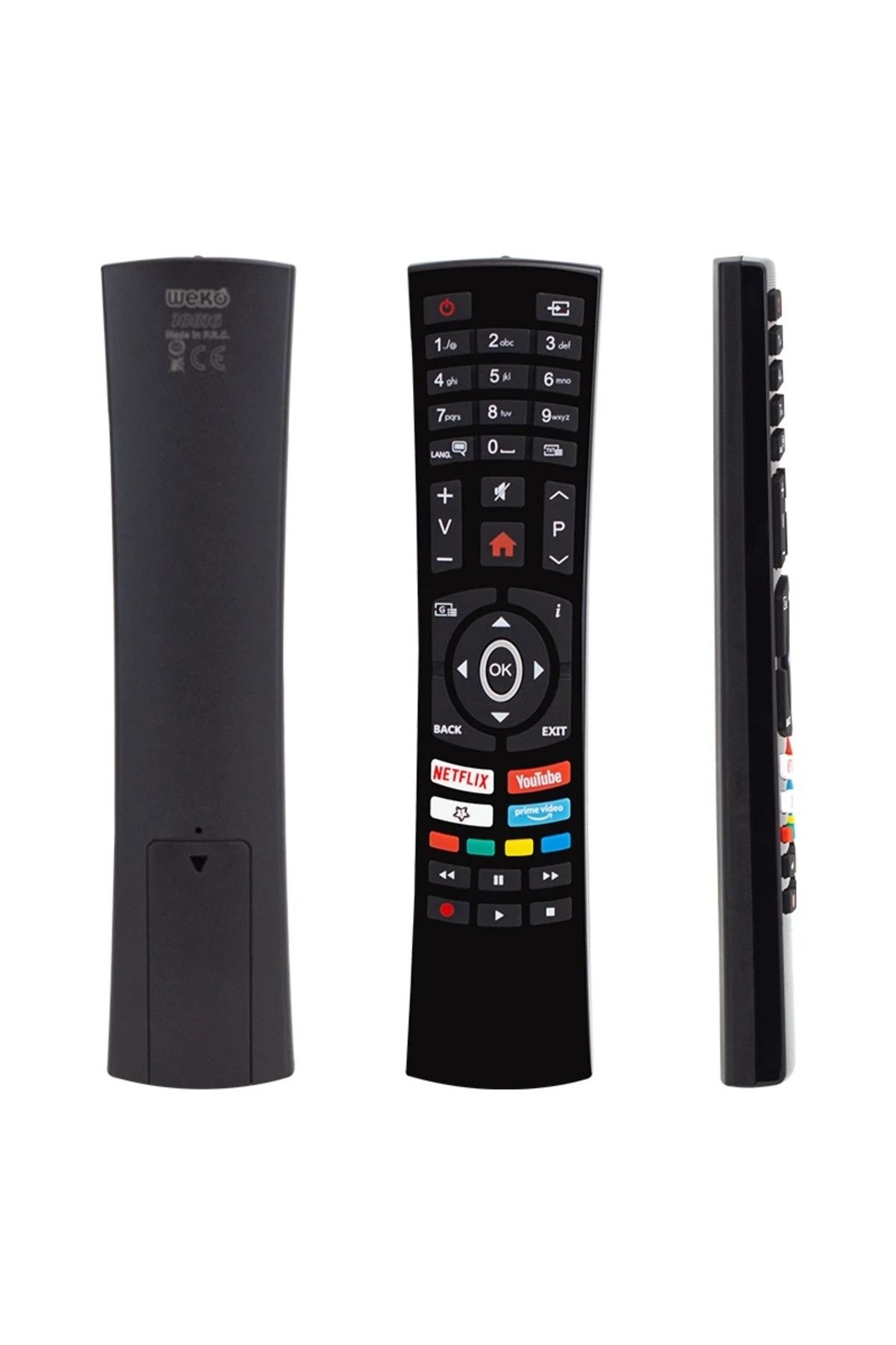 BIGBOYCL Vestel * Hı-Level Netflıx-Youtube-Prıme Vıdeo Tuşlu Lcd-Led Tv Kumanda (Rc4390P-30101765) Yazısız