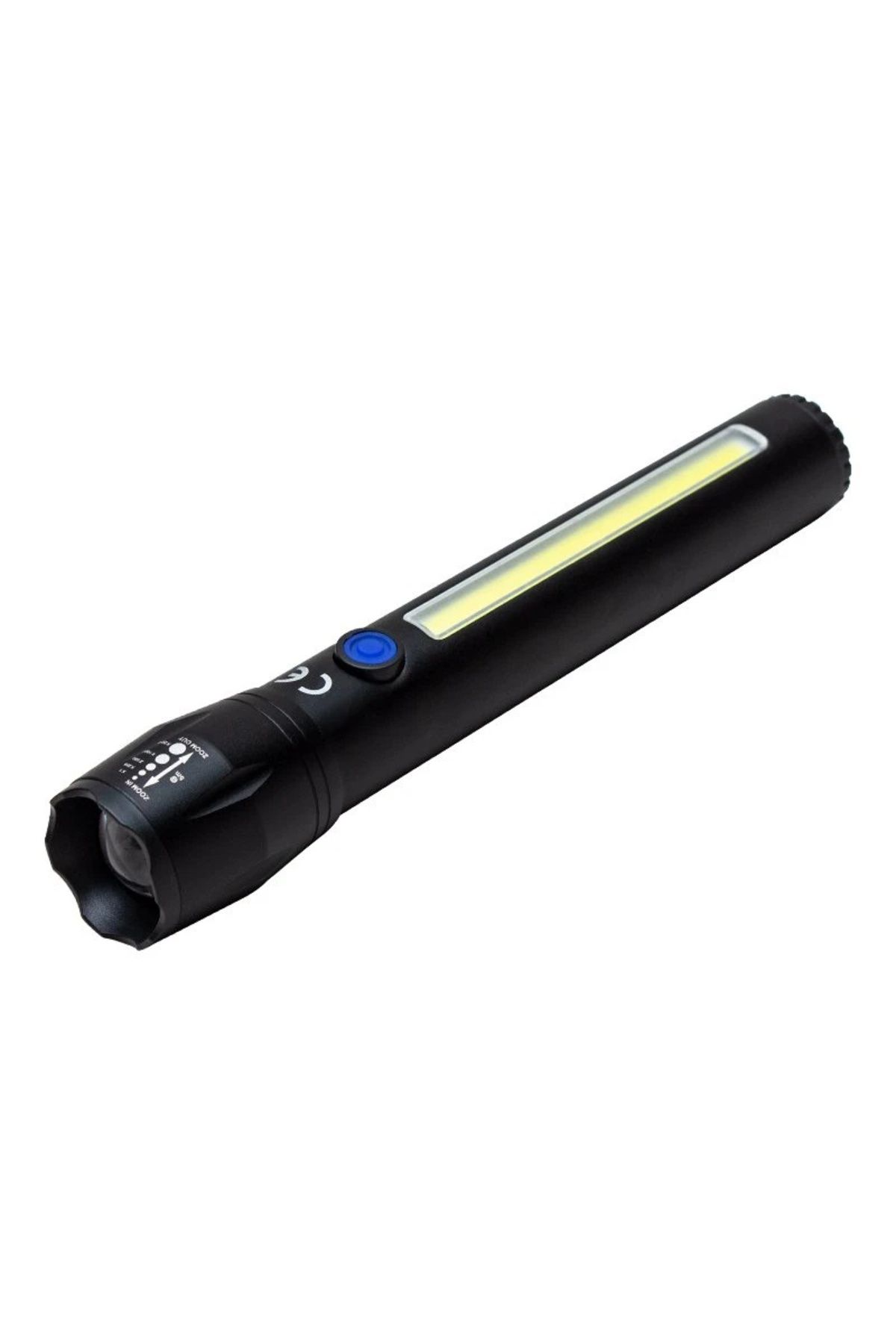 BIGBOYCL Şarj Edilebilir Zoomlu Cob Led El Feneri
