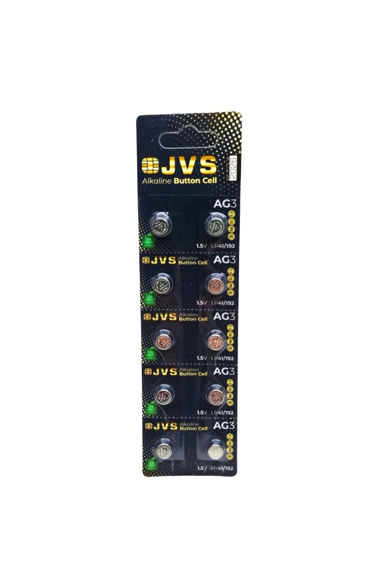 BIGBOYCL Jvs Ag3 1.5V Lr41 Saat Pili 10Lu Kart