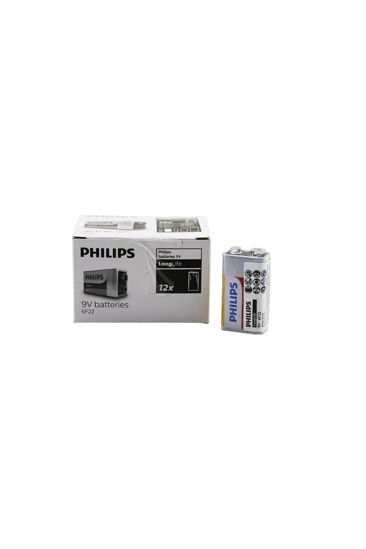 BIGBOYCL Phılıps 9V Pil 12Pcs
