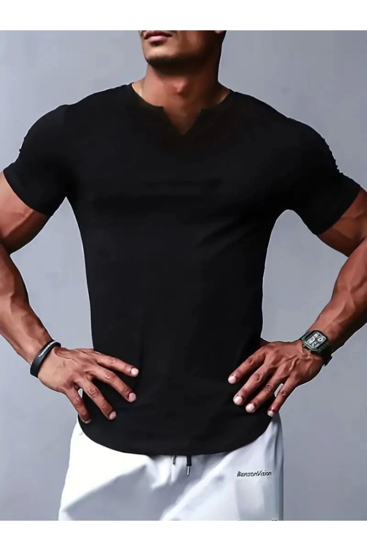 Silerra Erkek Kısa Kollu V Yaka Süprem T-shirt