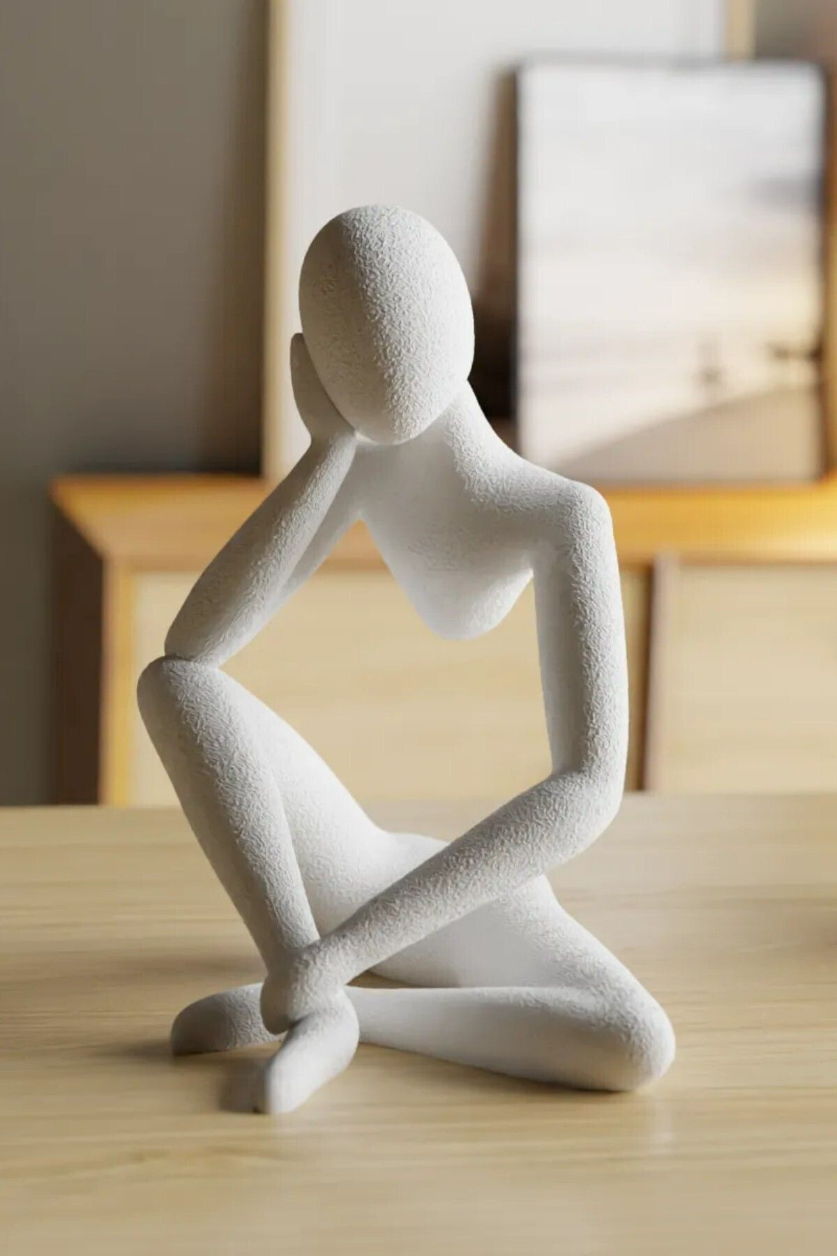 SerenityHaven Görünmeyen Boyutlar | Soyut Sanat Heykeli | Modern ve Anlamlı Dekoratif Obje