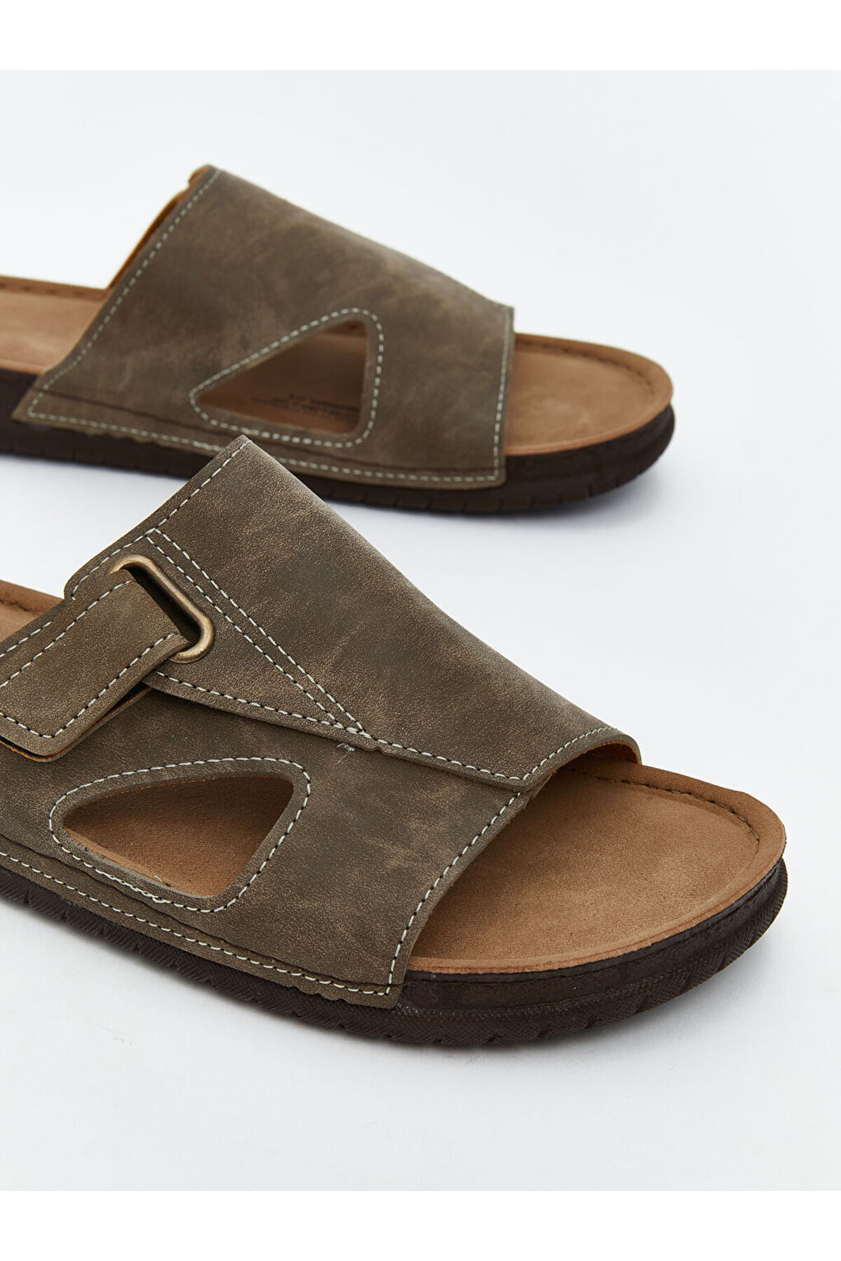 LC Waikiki-Create Your Style from Uzg Store |   Suede Look Men's Slippers 3