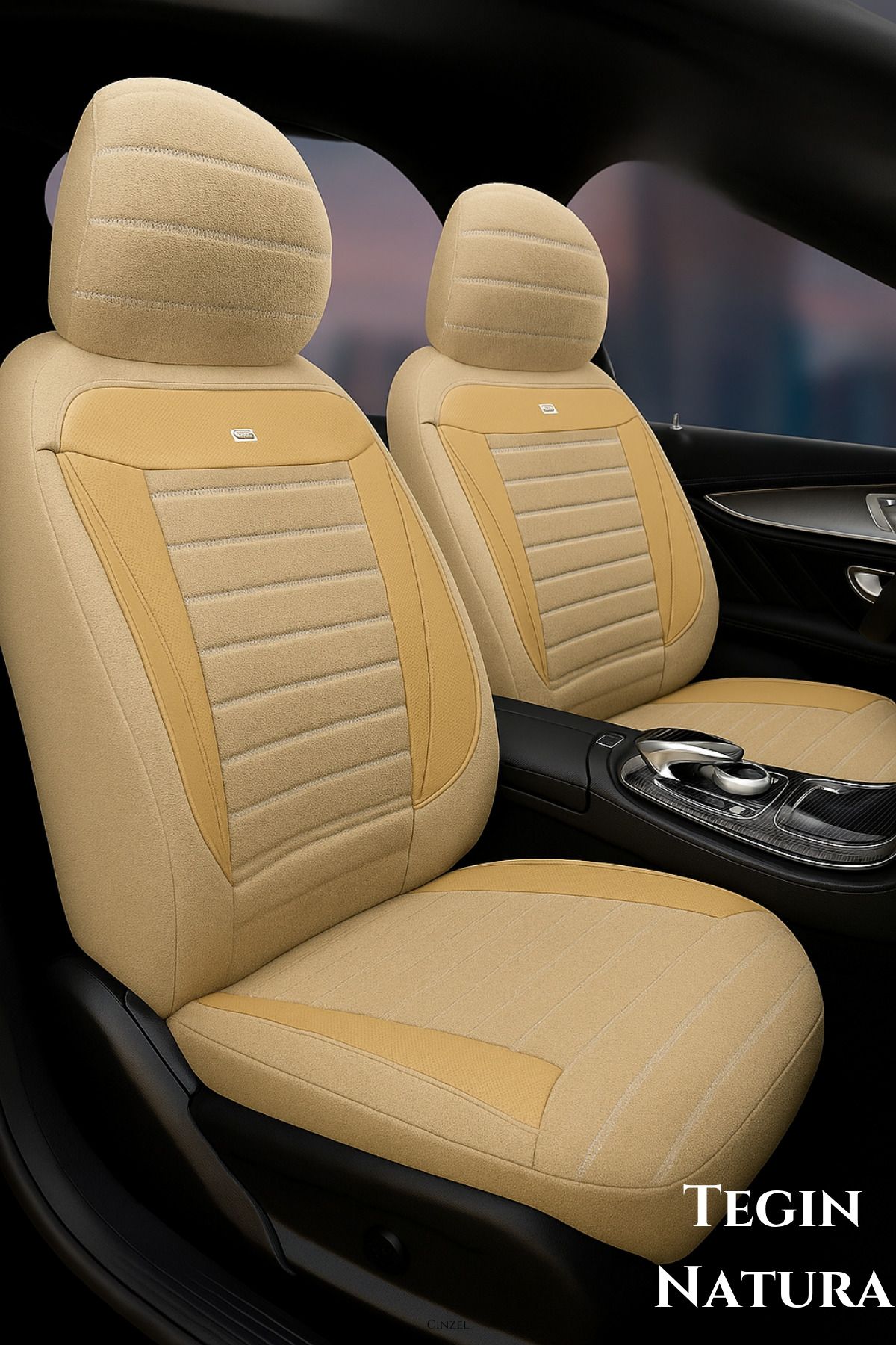 TROBUS Nissan Note Hatchback Hb 2006-2012 Uyumlu Tegin Natura Serisi Raşel Bej Koltuk Kılıfı