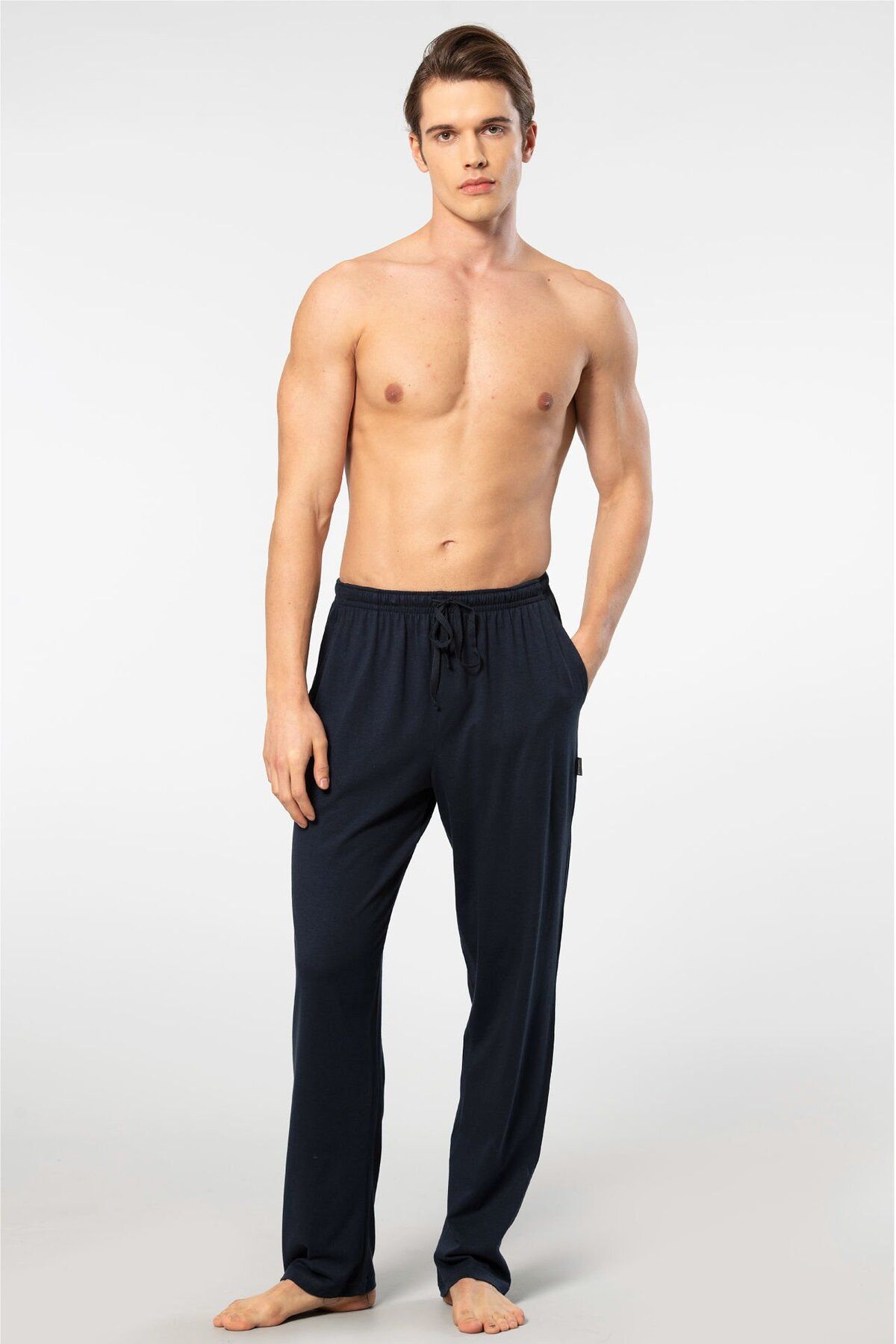 NazikEndam cachare Modal Pijama Tek Alt 2171/Lacivert