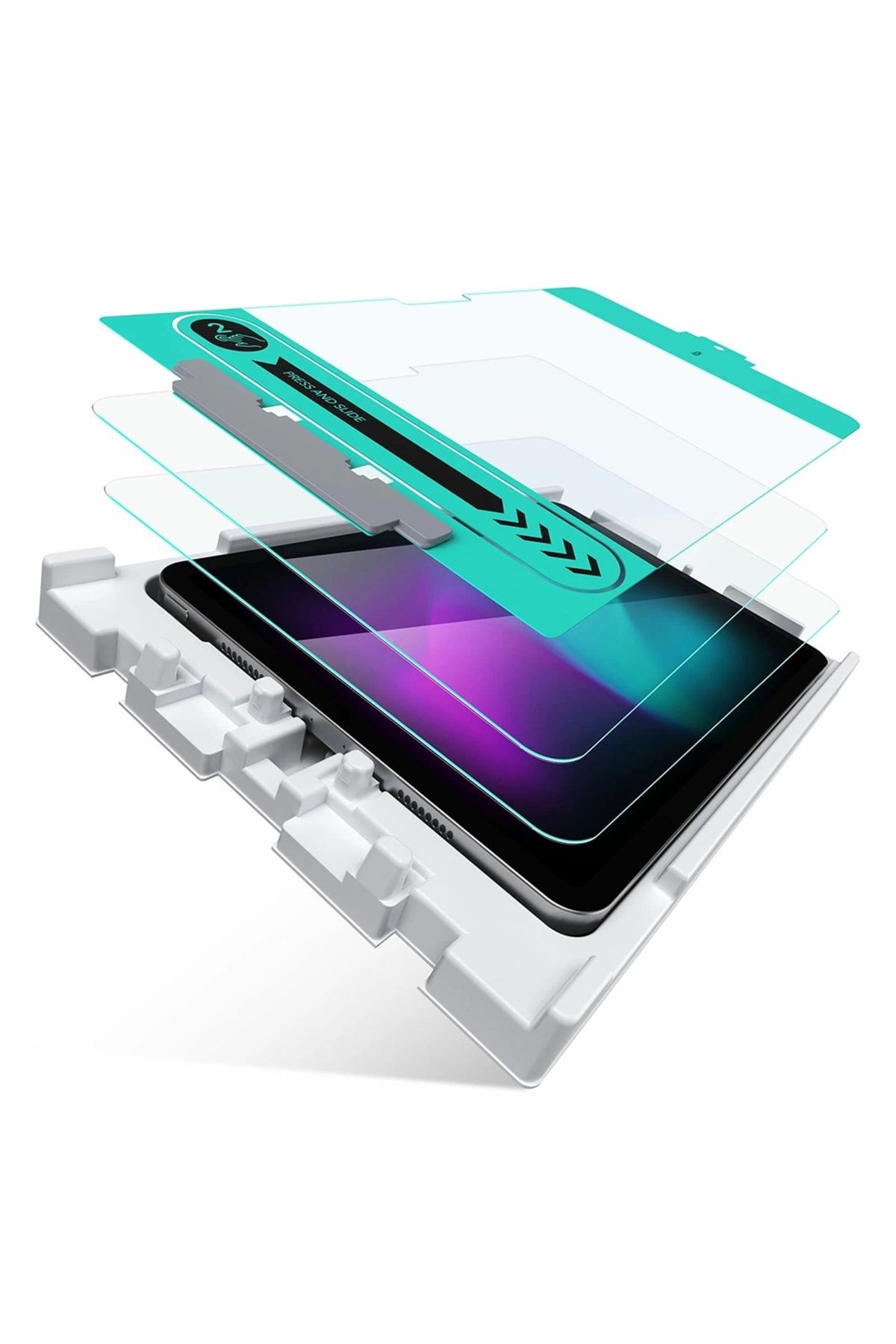 ESR-Protecție de ecran pentru iPad Pro 11 (2024) (set de 2) - Sticlă securizată ESR 9H - Transparentă 3