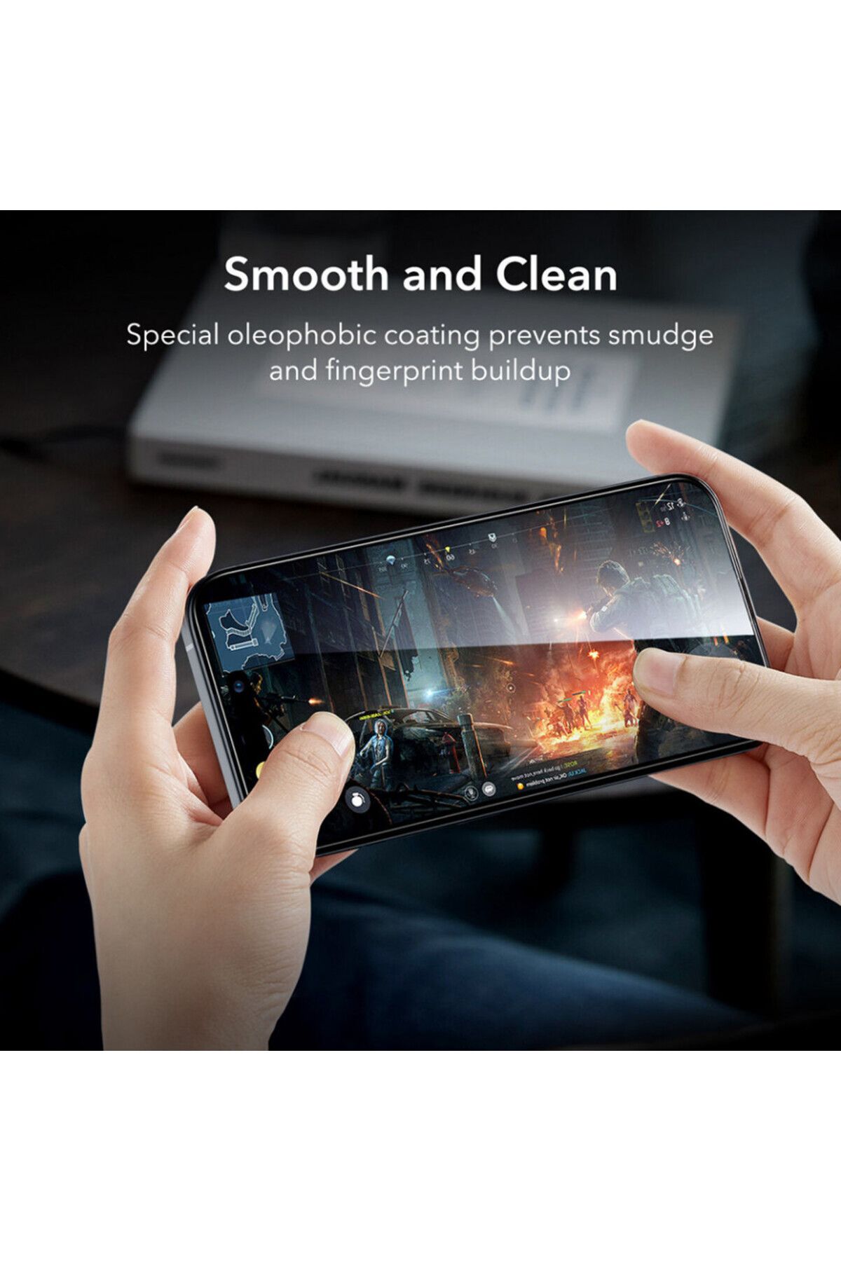 ESR-IPhone 15 Plus Screen Protector - ESR Armorite Screen Protector - Black 6
