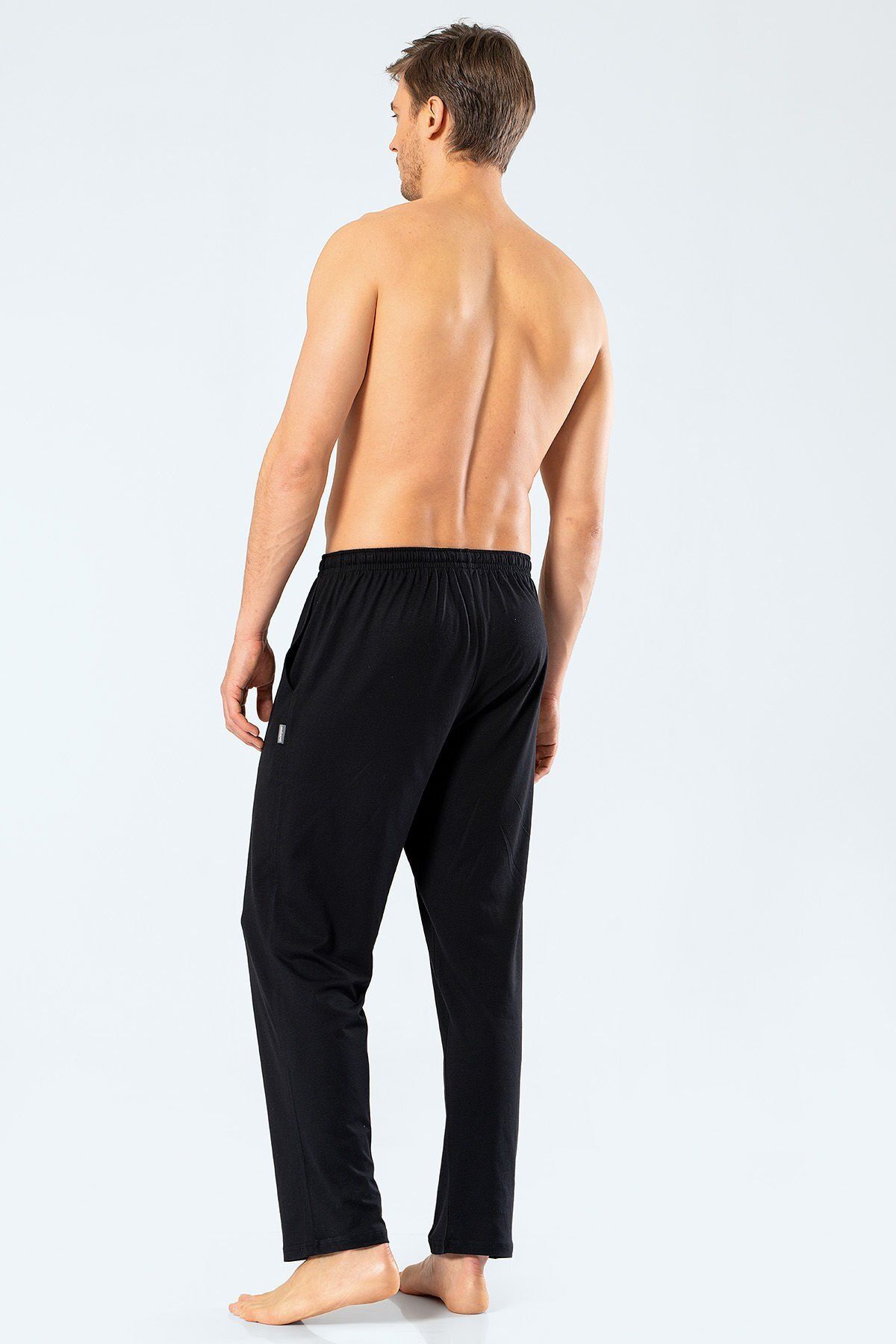NazikEndam cachare Modal Pijama Tek Alt 2171/Siyah