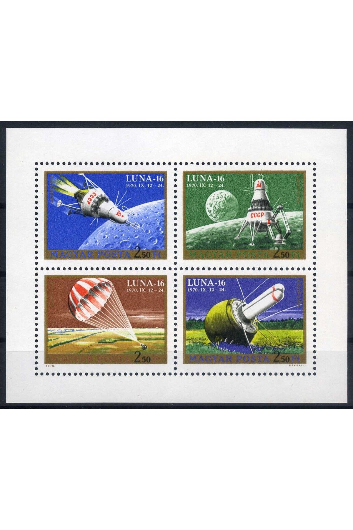 Jupiter Stamps Koleksiyon Pulları,Uzay Konulu Blok,1971 Özel Blok,Konsept Hediyelik,ASB-822225401