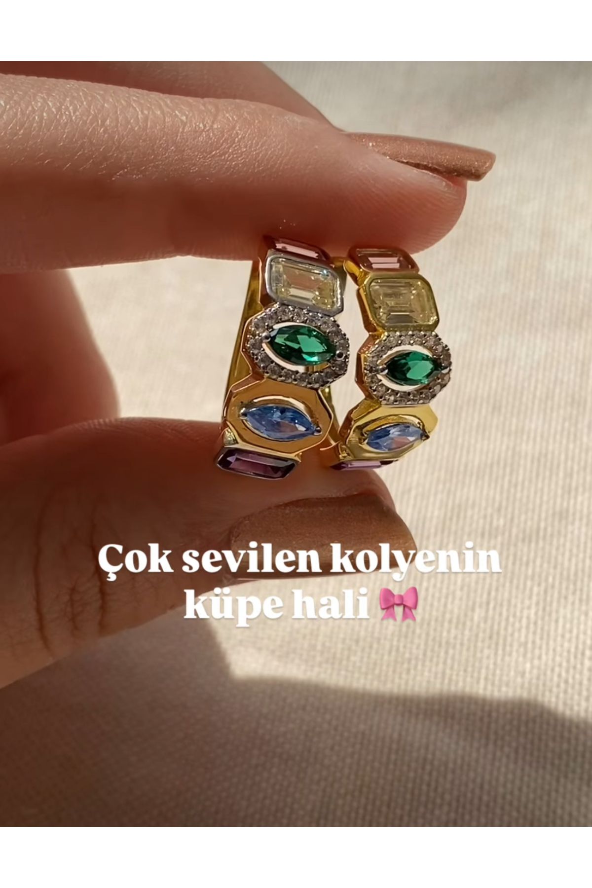 Butik 14k Melis element küpe