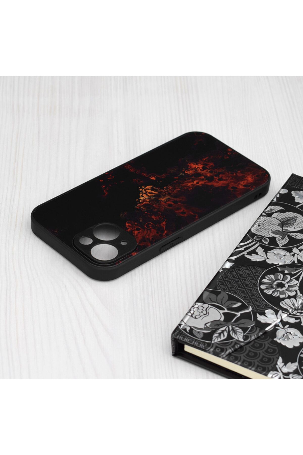 Techsuit-IPhone 15 Plus Case - Techsuit Glaze Series - Red Nebula 4