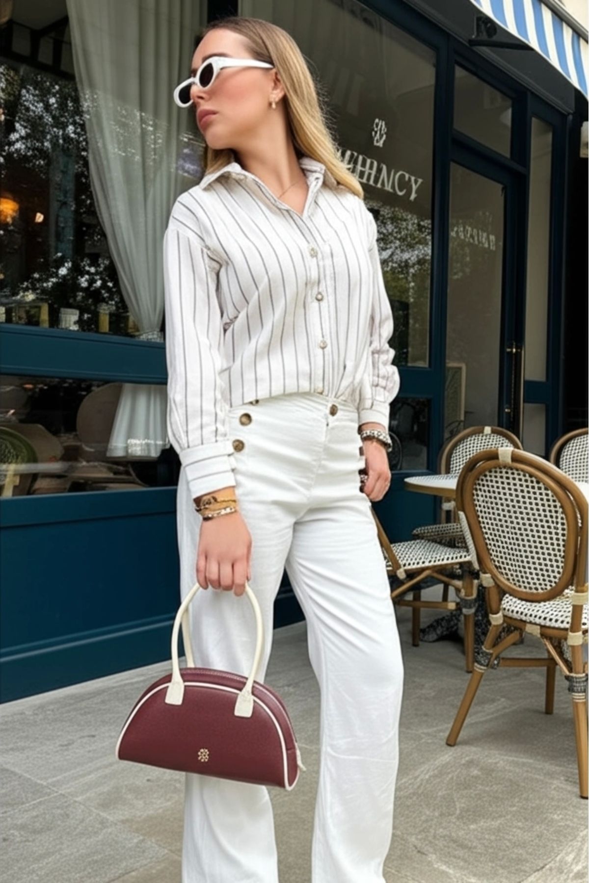 PayBuy Kavis Formlu Modern Retro El ve Omuz Çantası Şık Tasarımıyla Günlük ve Özel Kombinlere Uyum