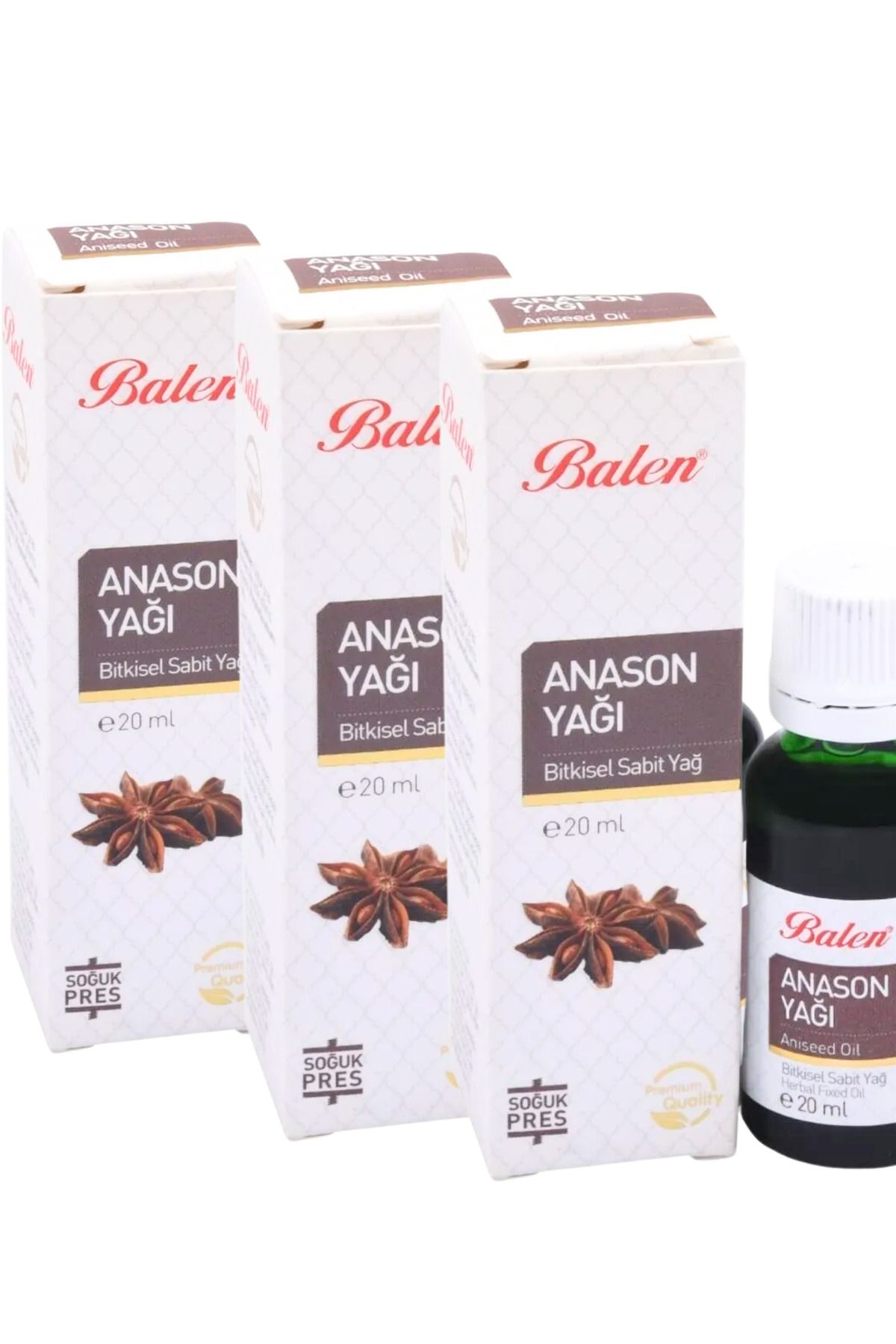 GÜLCE LOKMAN HEKİM AKTAR BALEN ANASON YAĞI 3 X 10ML SOĞUK PRES