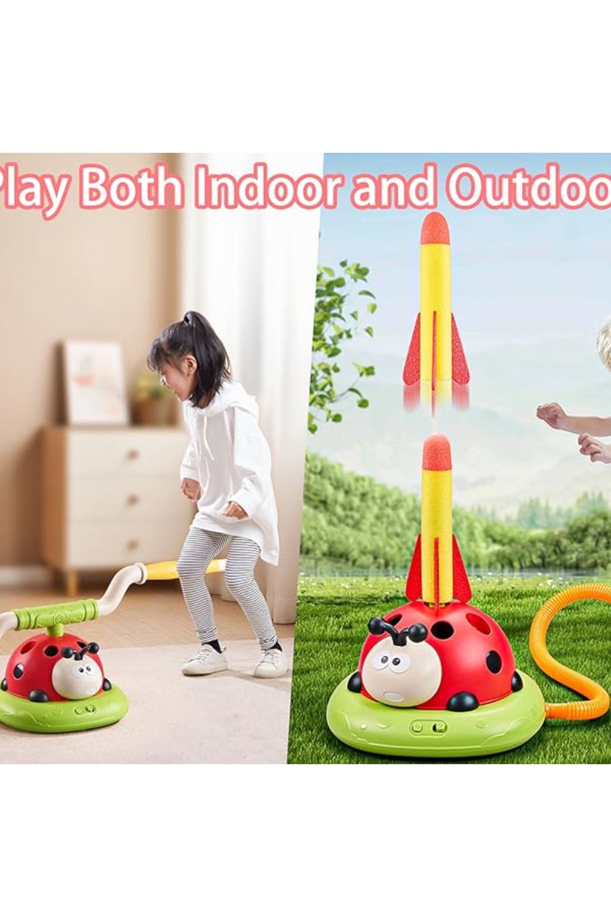 Iram-3 In 1 Rocket Launcher Toy With Musical Jump And Toss Ring Game 4
