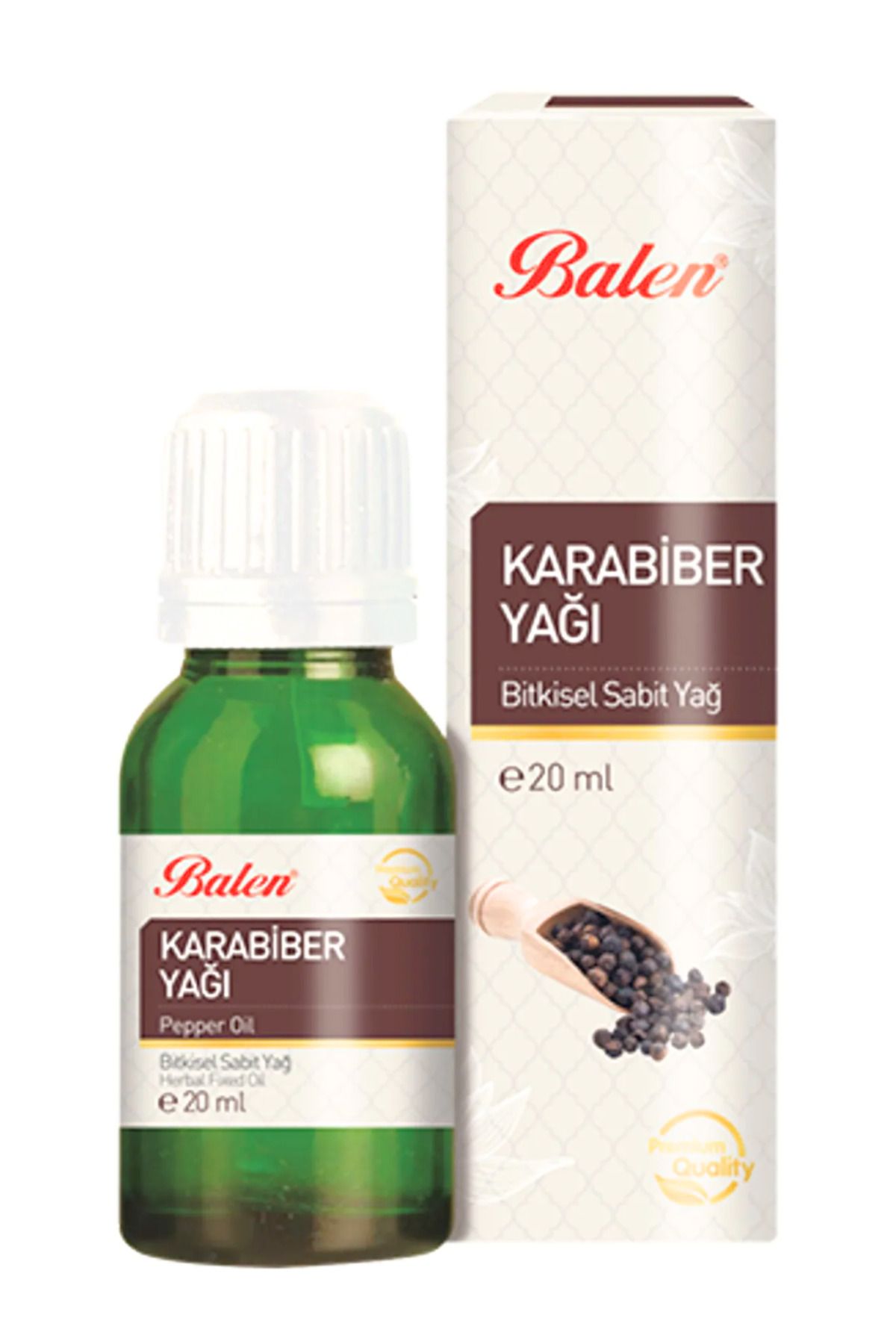 GÜLCE LOKMAN HEKİM AKTAR BALEN KARABİBER YAĞI 20ML MASERASYON