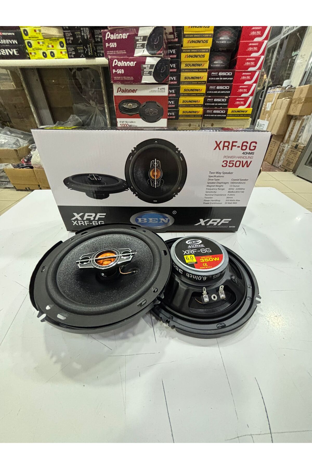 Bm Audio XRF-6G 350 Watt 16 Cm Araba Oto Hoparlör Tweeter'lı Kutu