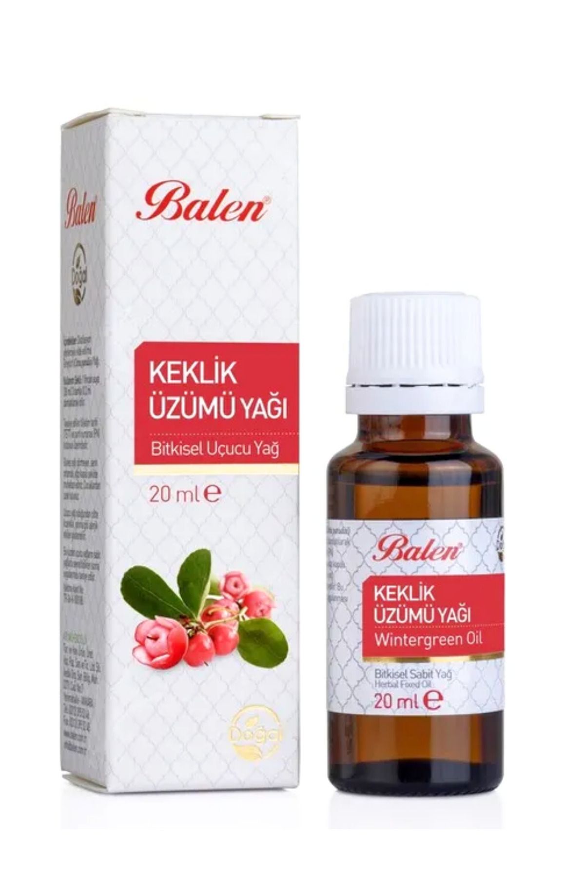 GÜLCE LOKMAN HEKİM AKTAR BALEN KEKLİK ÜZÜMÜ YAĞI 20ML DİSTİLASYON