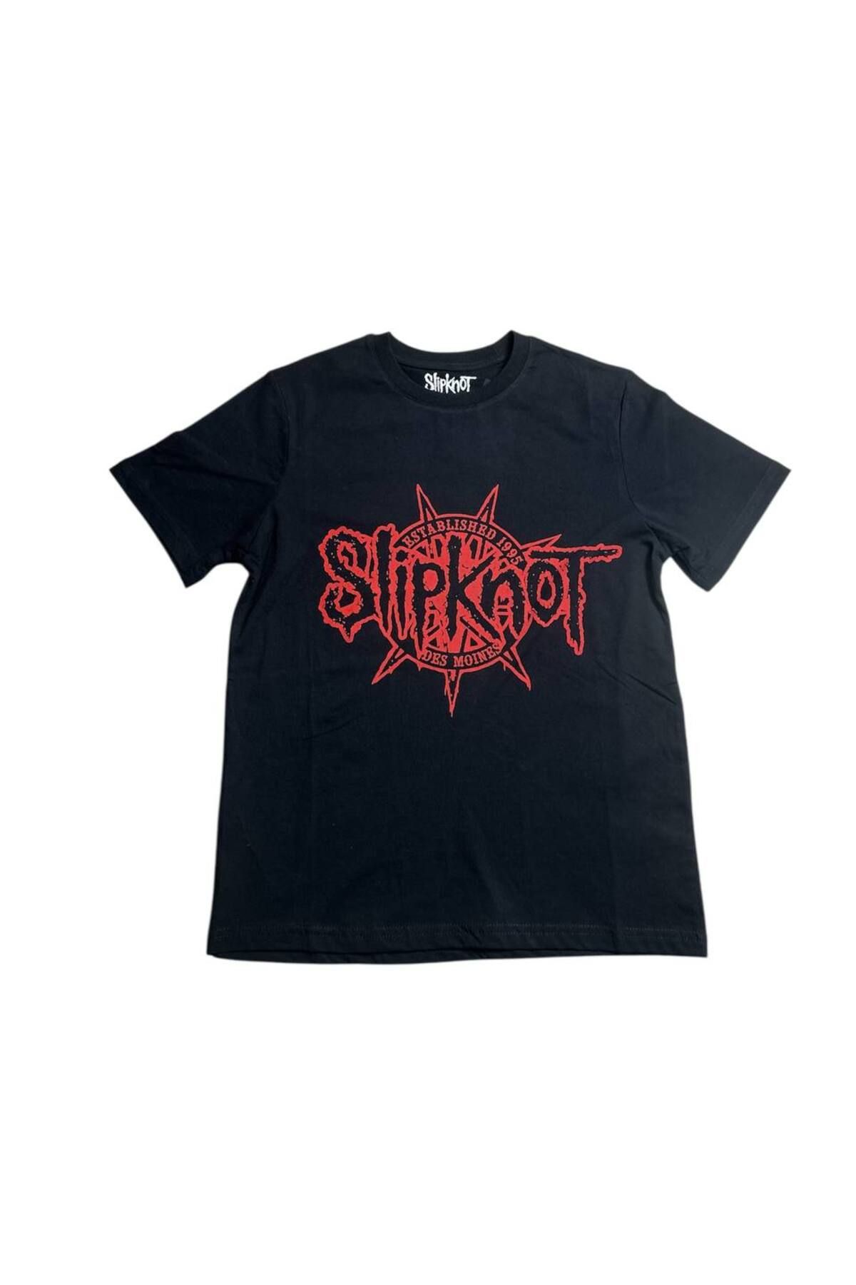 Orijin Slipknot T Shirt The End So Far Pentagram Heads Official Unisex Black