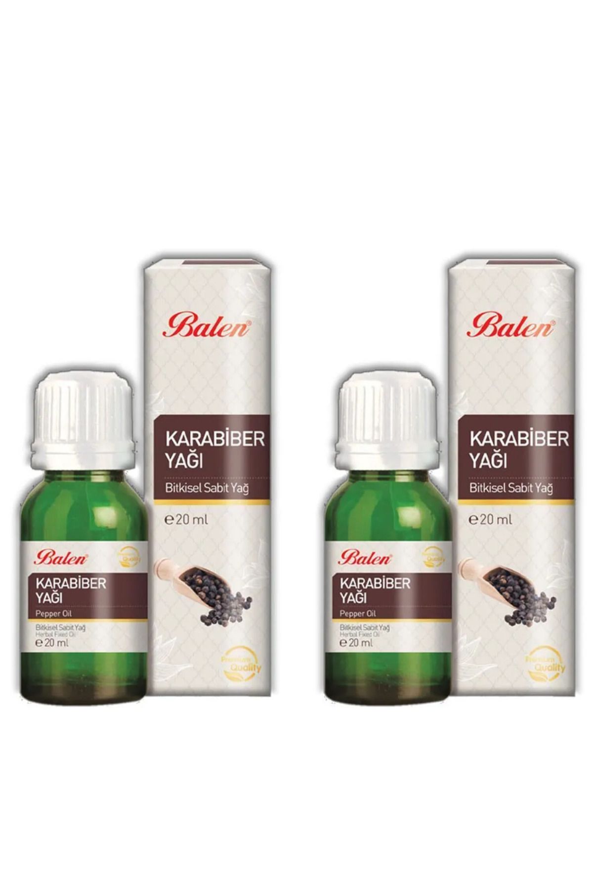 GÜLCE LOKMAN HEKİM AKTAR BALEN KARABİBER YAĞI 2 X 20ML MASERASYON