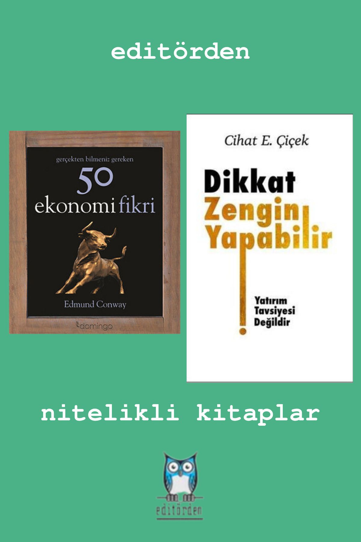 Yüzleşme Yayınları Gerçekten Bilmeniz Gereken 50 Ekonomi Fikri - Dikkat Zengin Yapabilir / Cihat E. Çiçek