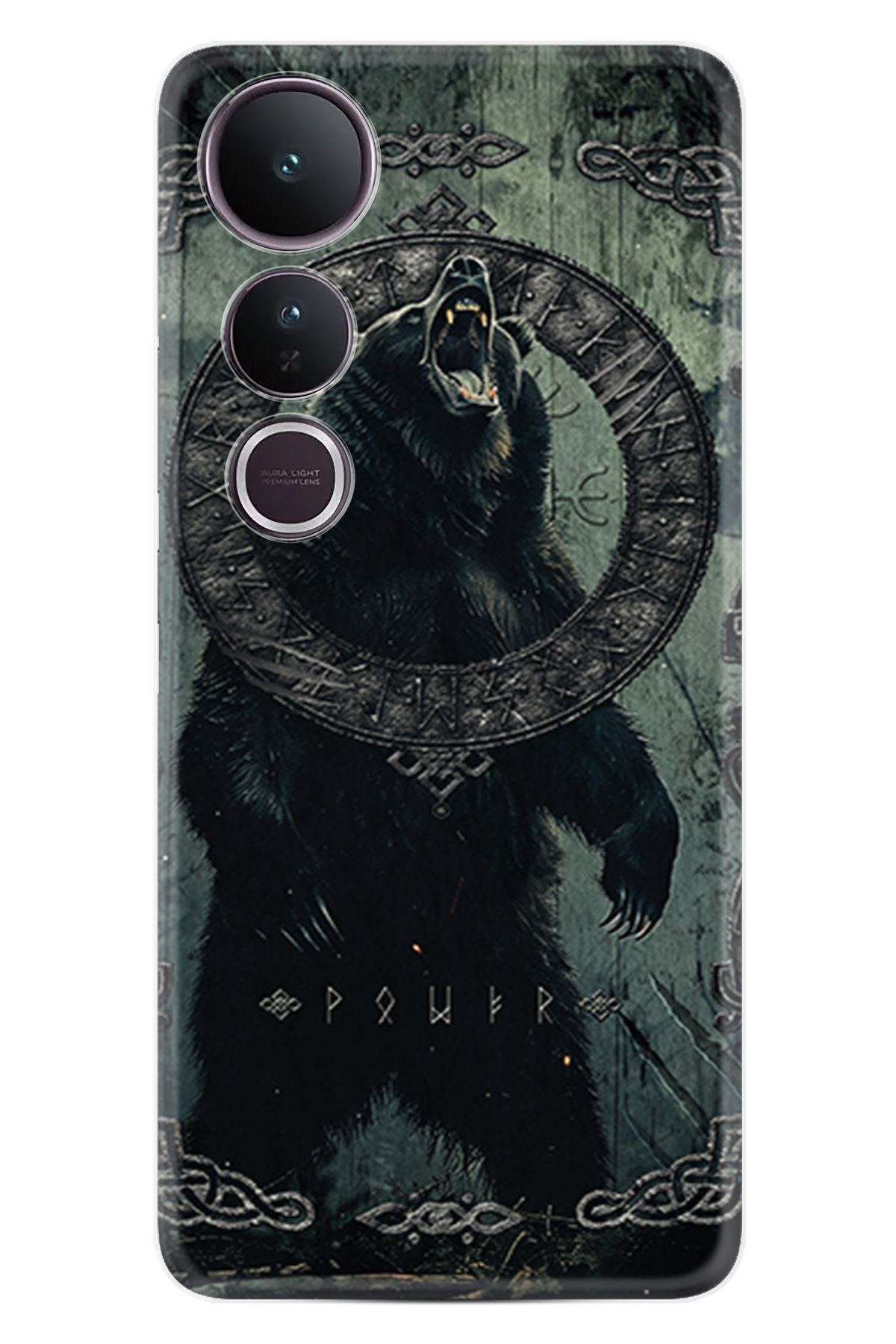 Kılıfland Vivo V50 Lite Kılıf Boutique Baskılı Resimli Power Bear Pcode -007