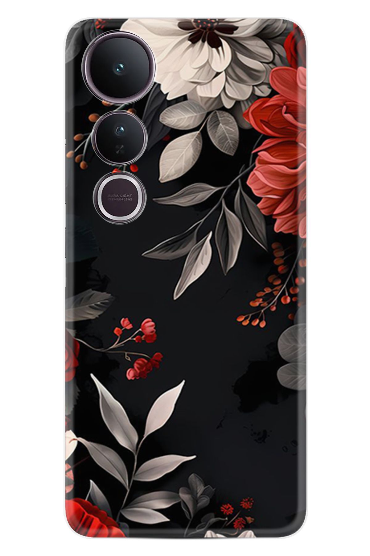 Kılıfland Vivo V50 Lite Kılıf Boutique Baskılı Resimli Non Flowers Pcode -001