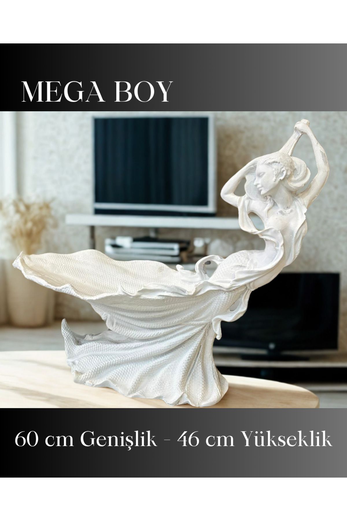 FU GLOWIS MEGA BOY - MÜTHİŞ DANS EDEN TANRIÇA FİGÜRÜNDE KOKULU DEKORATİF MUM - ÖZEL SERİ