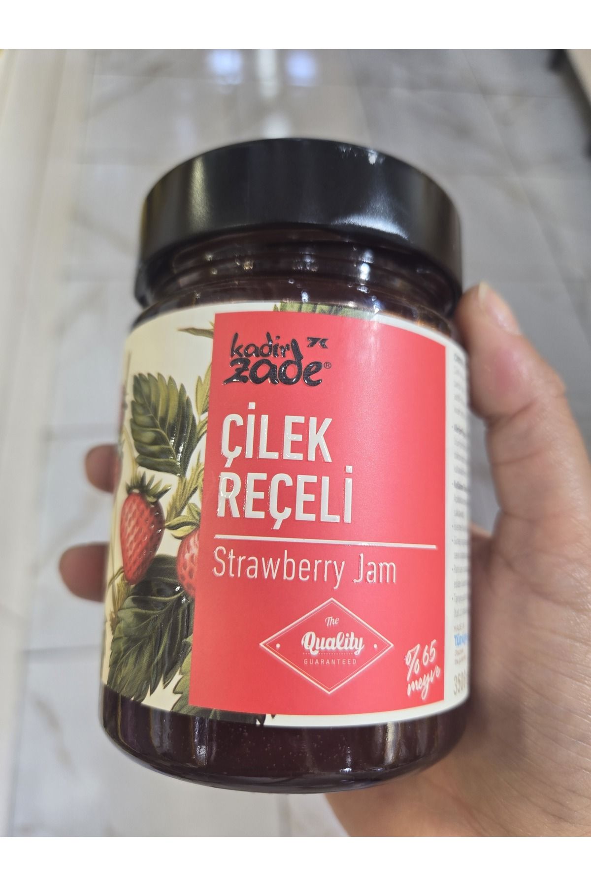 KADİRZADE Çilek reçeli strawberry jam 350 g