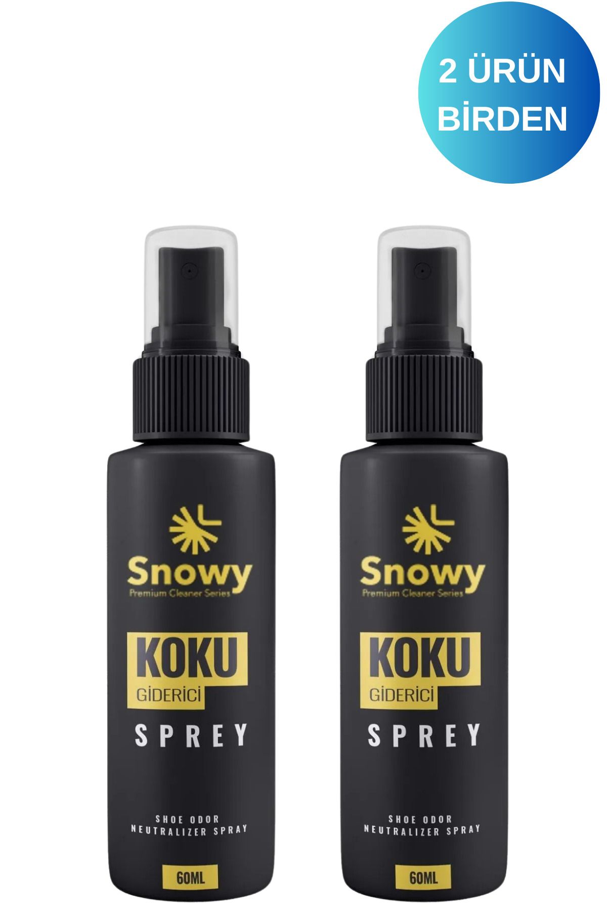 Snowy AYAKKABI BAKIM VE LEKE ÇIKARICI SPREY 500ML VE AYAK KOKU GİDERİCİ 60ML