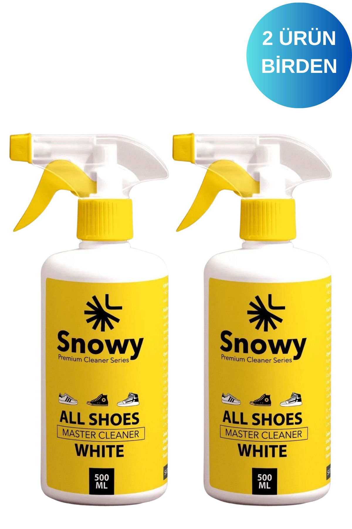 Snowy SPOR AYAKKABI LEKE ÇIKARICI VE BAKIM SPREYİ 2Lİ 500ML
