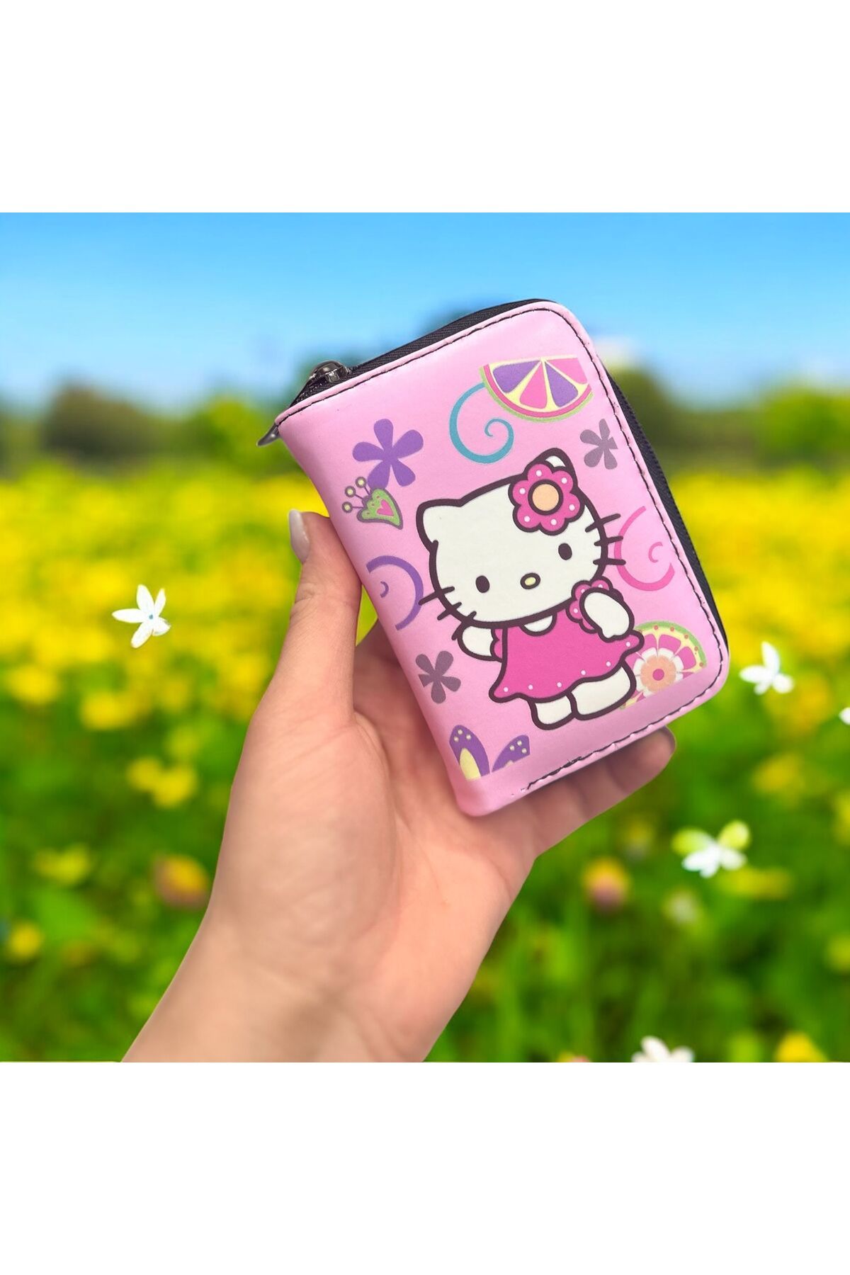 Görkem bebe ayakkabı ve tekstil-Hello Kitty Girl's Wallet 1