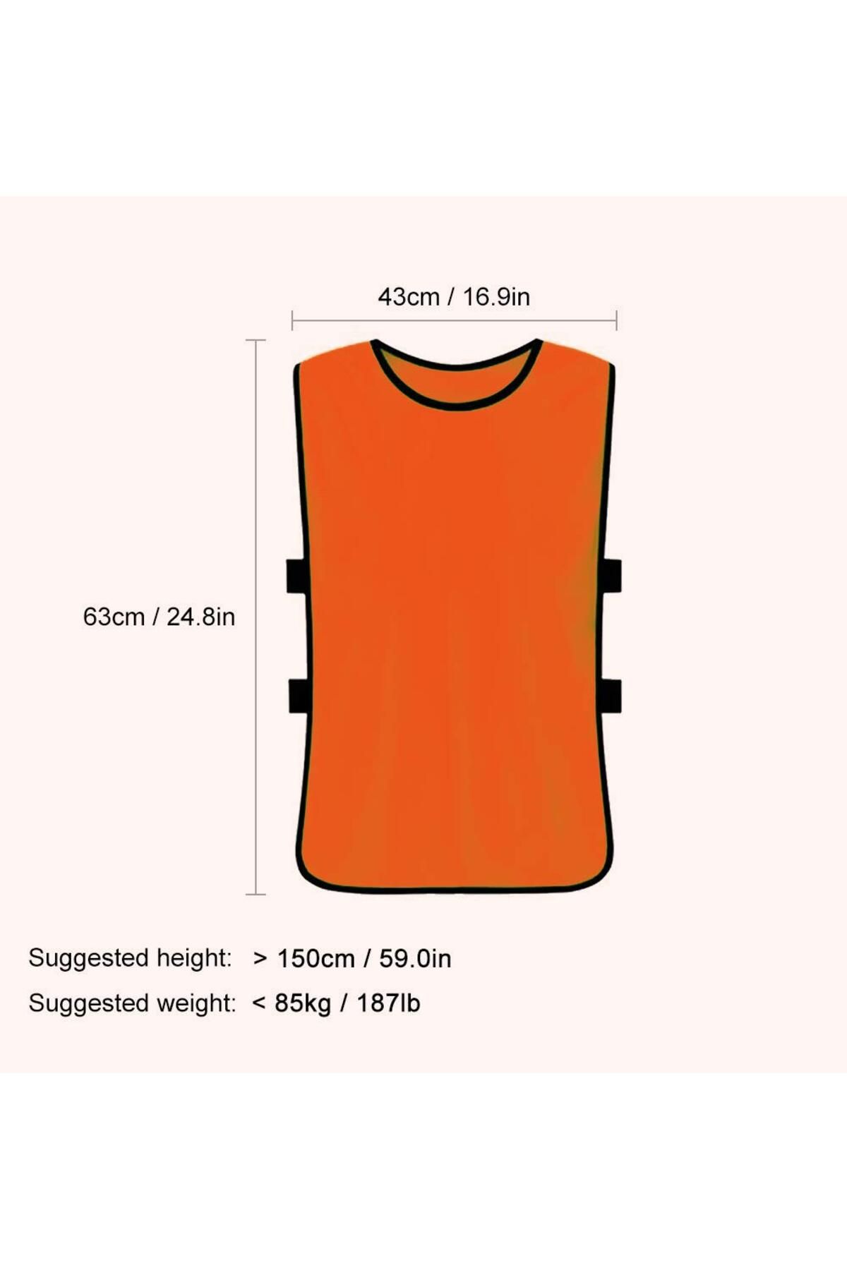 fulina-6-Piece Soccer Pinnies,Quick Drying,Easy Identify,for Football Team Training 4