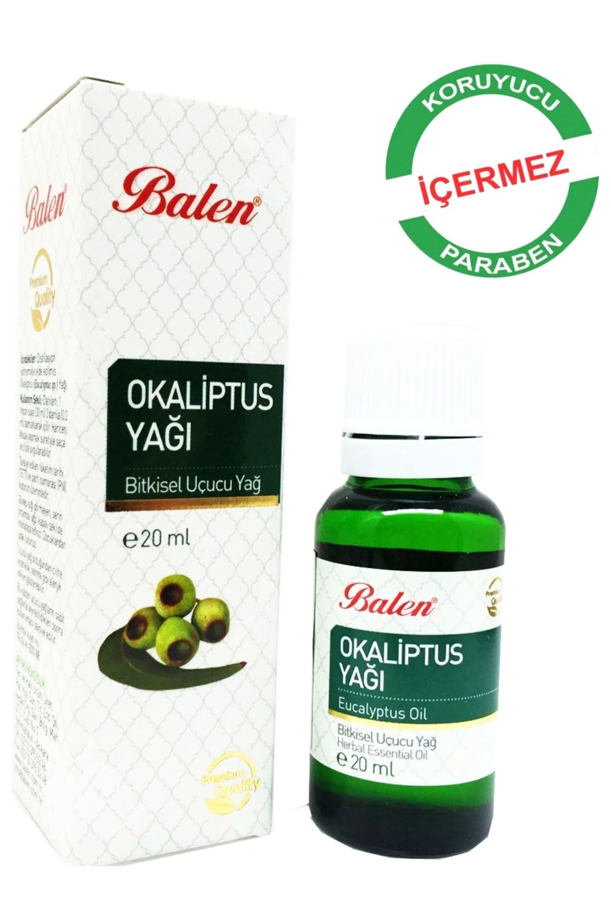 GÜLCE LOKMAN HEKİM AKTAR BALEN OKALİPTÜS YAĞI 20ML DİSTİLASYON