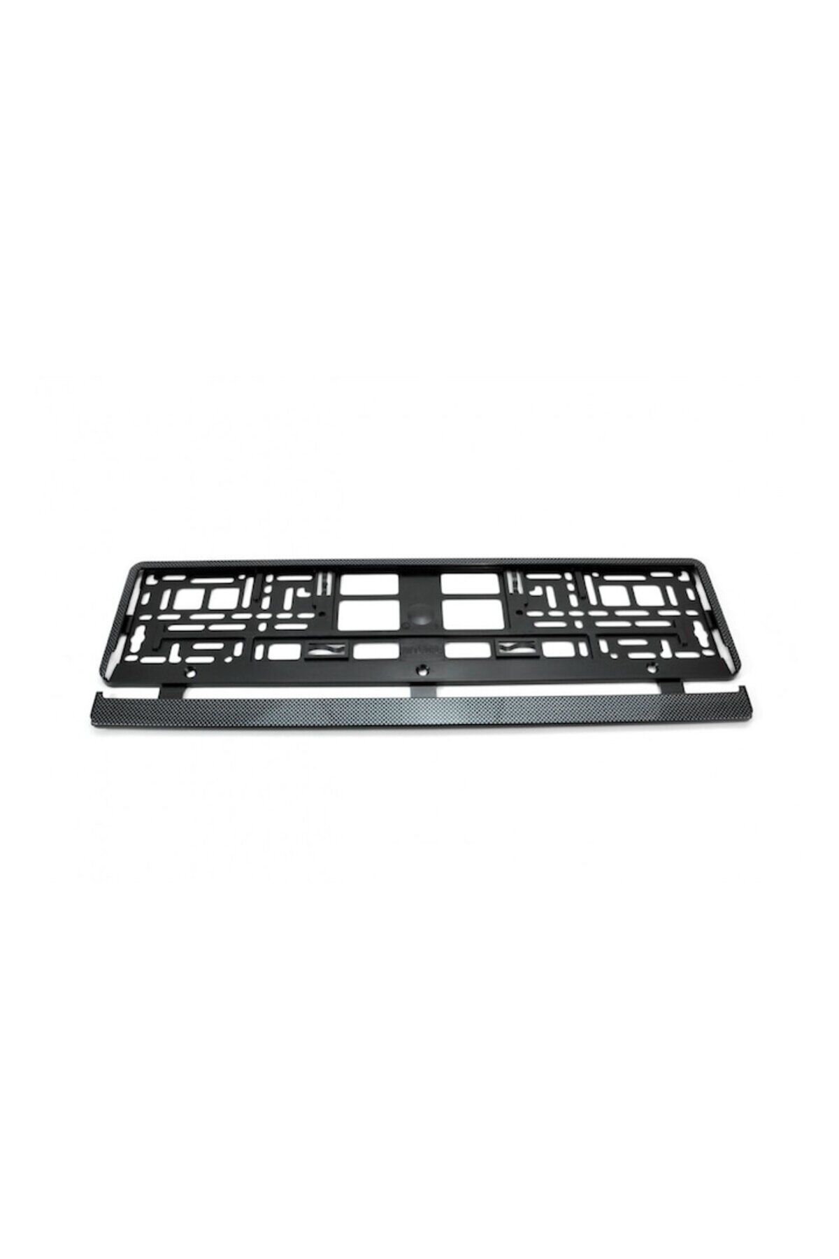 motor starter-Carbon license plate holder, universal size 2
