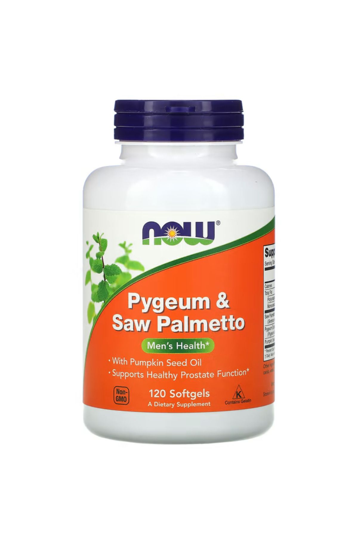 Now Foods , Pygeum & Saw Palmetto, 120 Softgels