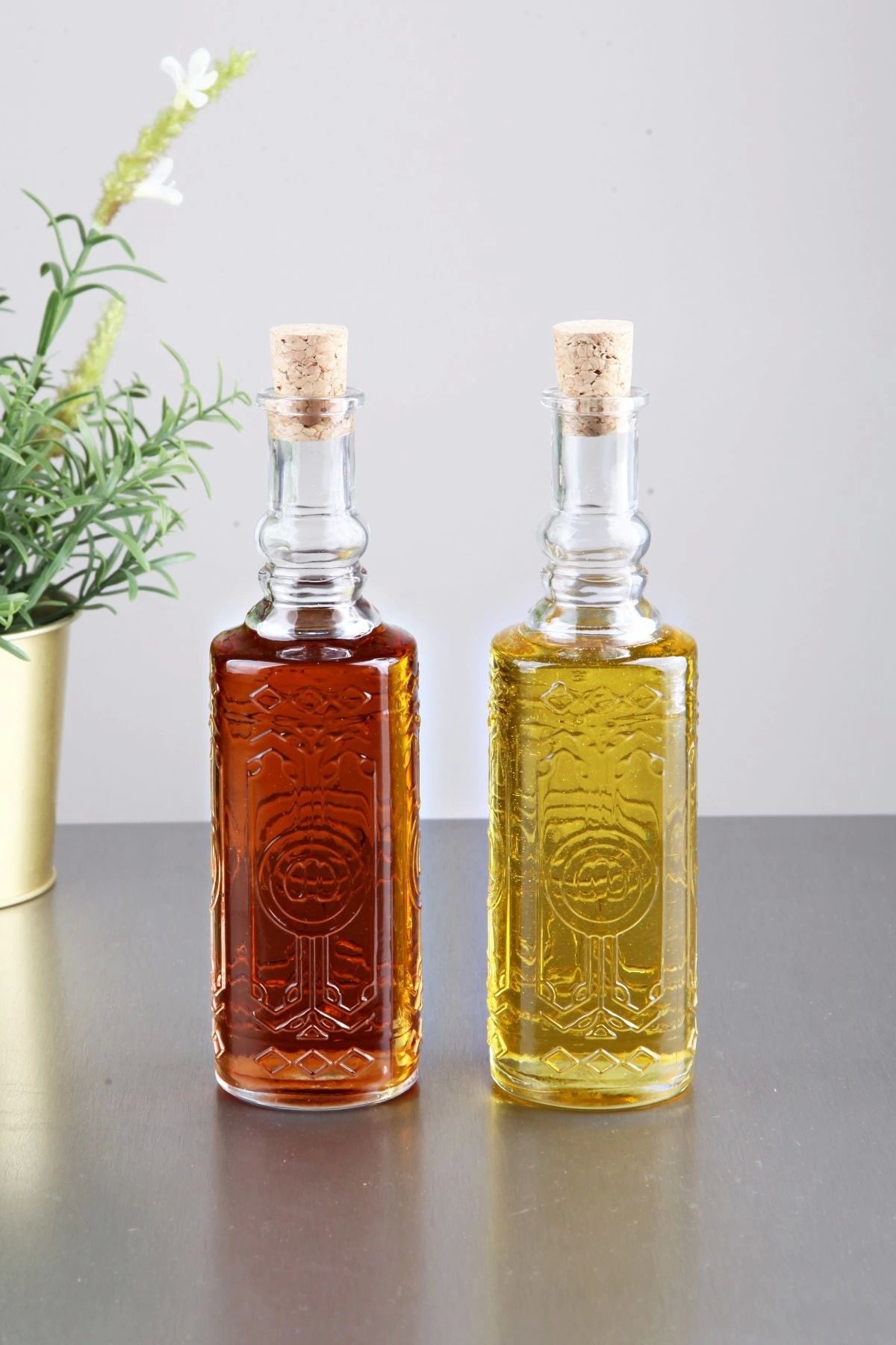 MELFSHOP Dekor Yağdanlık - Sirkelik Şişe 2li Set (336336)