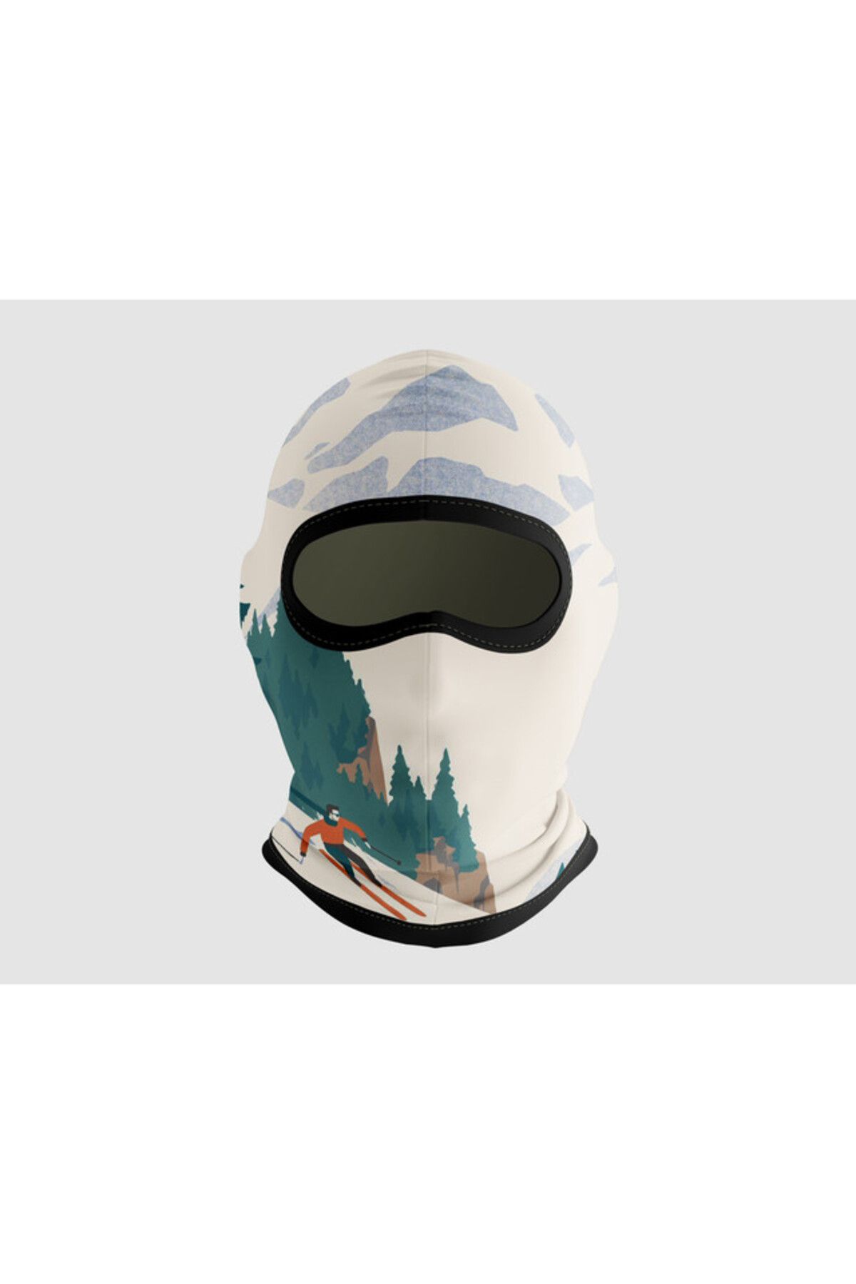 Buffalo Motorcu Ve Kuryeler İçin Outdoor Rüzgar ve Antialerjik Yüz Koruma Motorcu Maske Balaklava Desenli