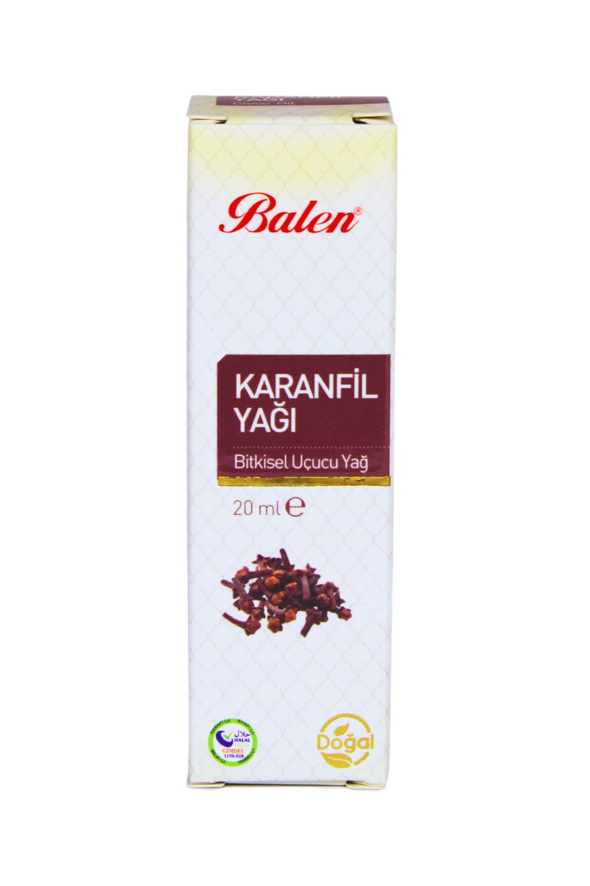 GÜLCE LOKMAN HEKİM AKTAR BALEN KARANFİL YAĞI 20 ML DİSTİLASYON