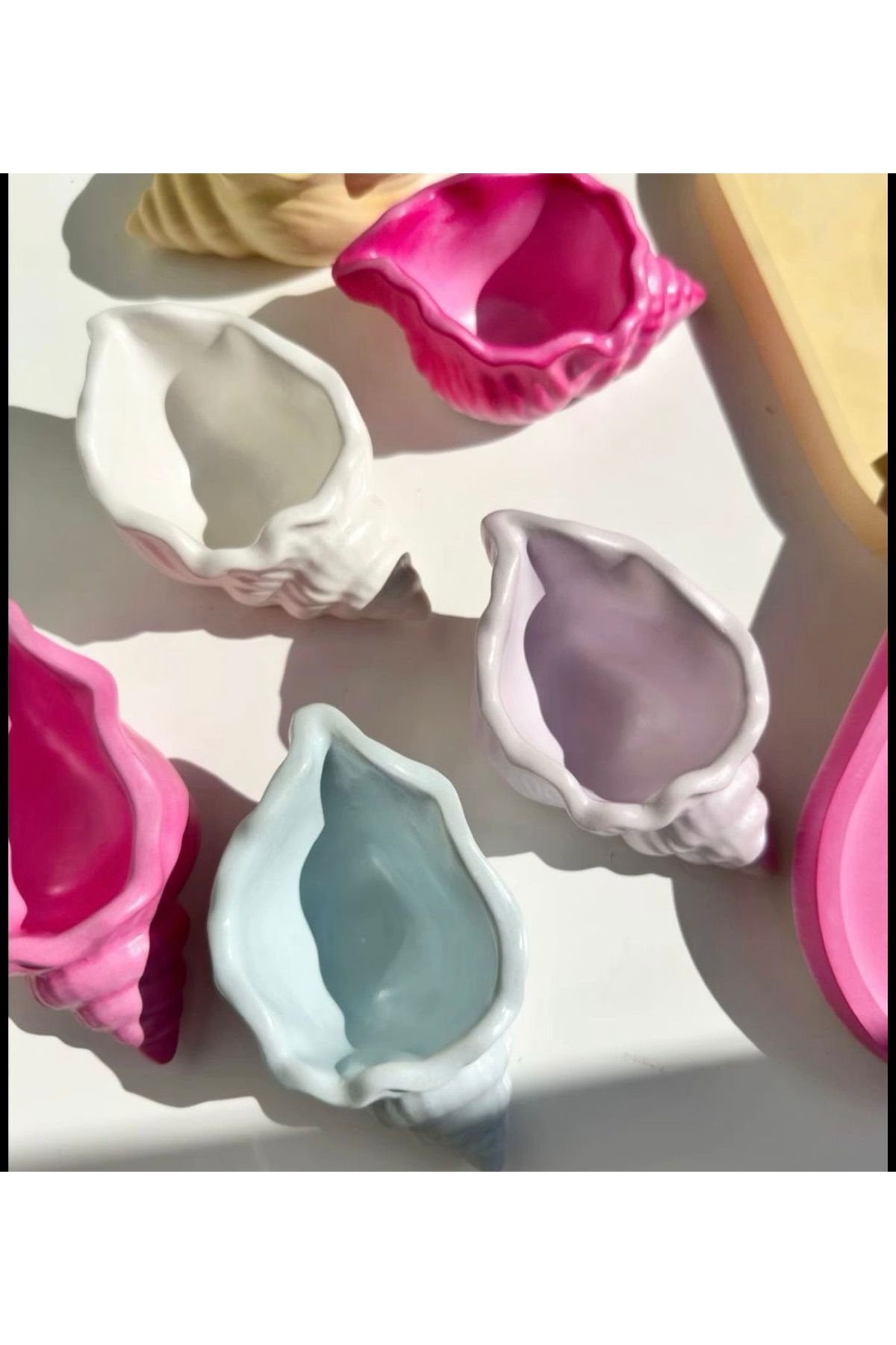 Yasminncandle El Yapımı Mini Renkli Obje Kap Organizer Çok Amaçlı