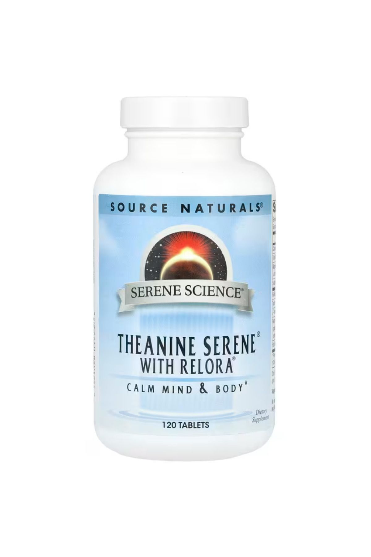 source naturals , Serene Science, Theanine Serene With Relora, 120 Tablets