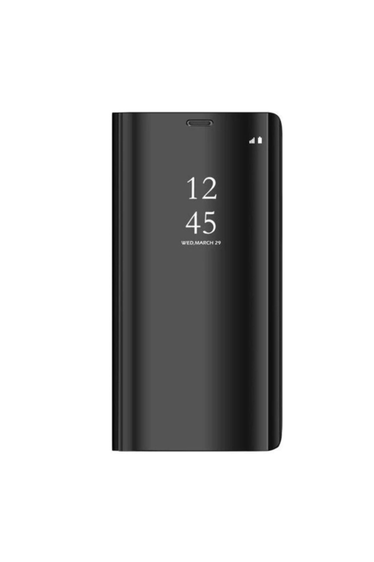 OEM Husă Clear View Book Compatibilă Cu Samsung Galaxy S22, Neagră - One Size