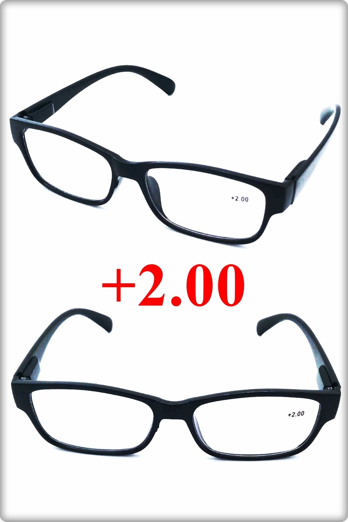 TAN EXPRESS +2.00 Unisex Kitap Okuma Ve Bilgisayar Gözlüğü & Yakın Gözlüğü 1 Adet